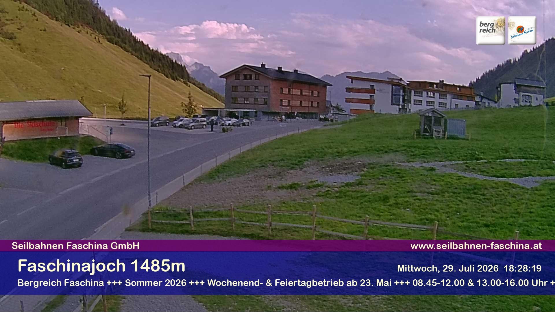Archiv Foto Webcam Faschinapass, Stafelalpbahn