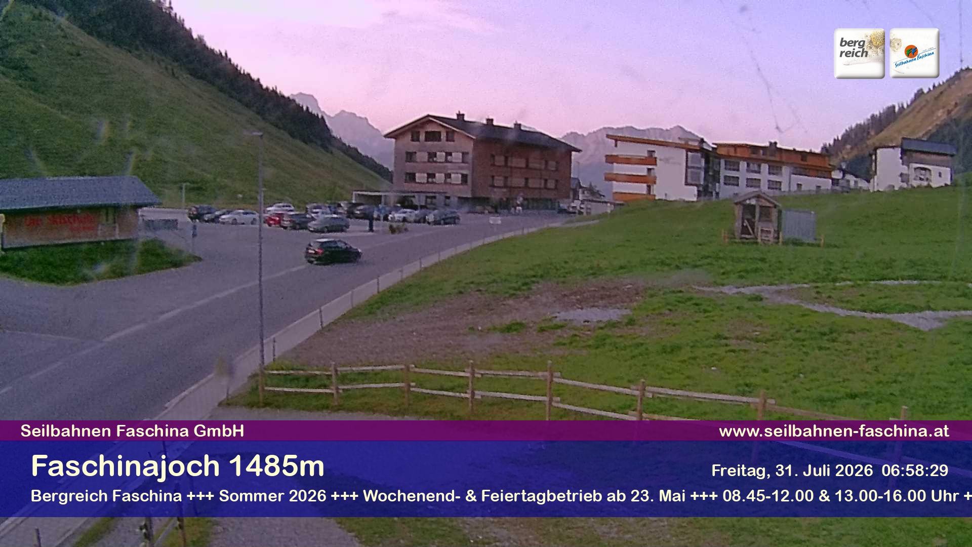 Archiv Foto Webcam Faschinapass, Stafelalpbahn