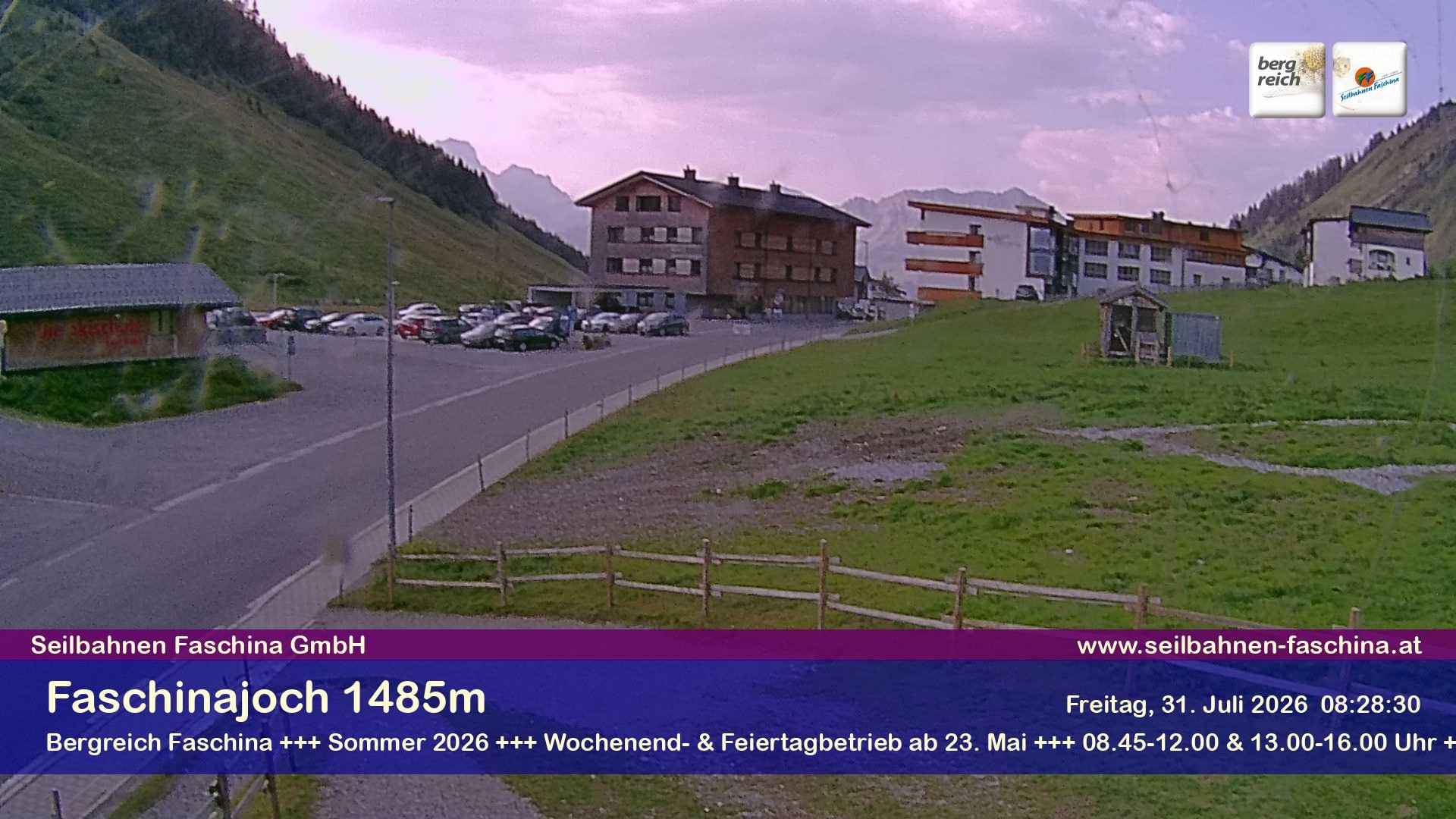 Archiv Foto Webcam Faschinapass, Stafelalpbahn