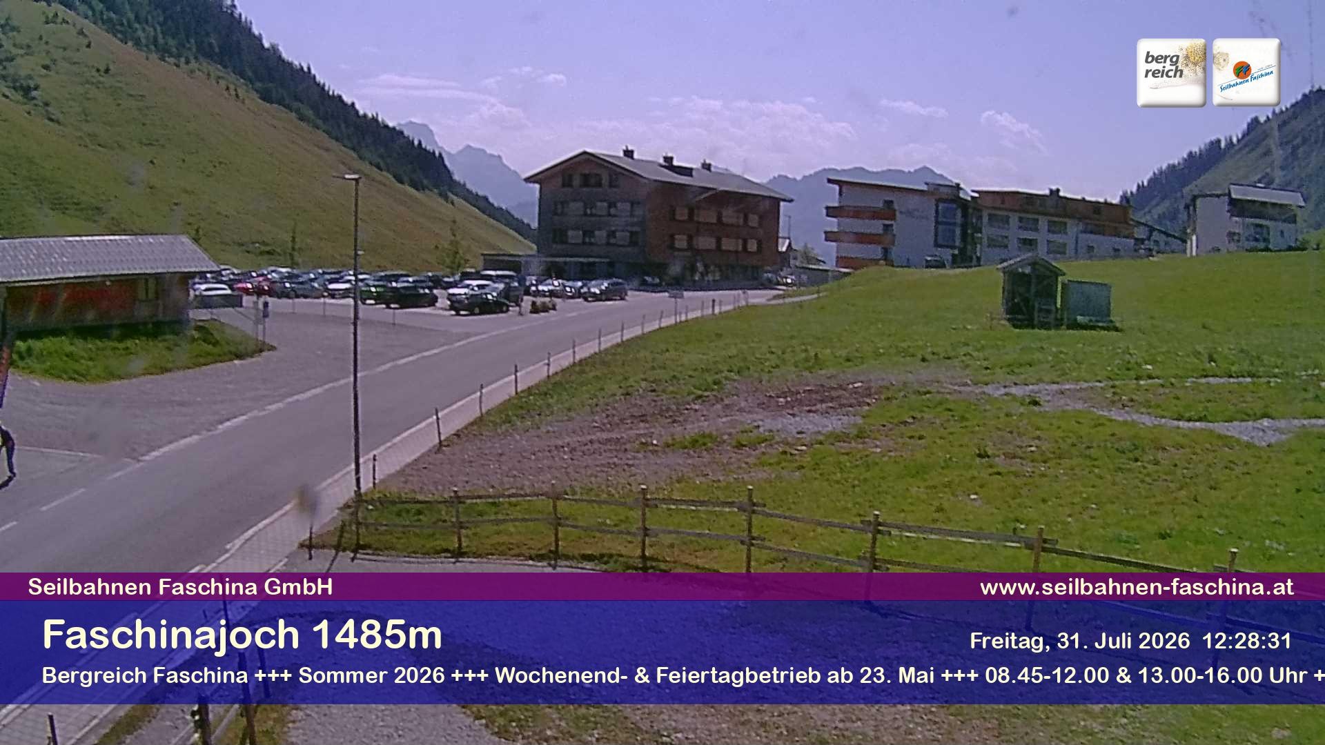 Archiv Foto Webcam Faschinapass, Stafelalpbahn