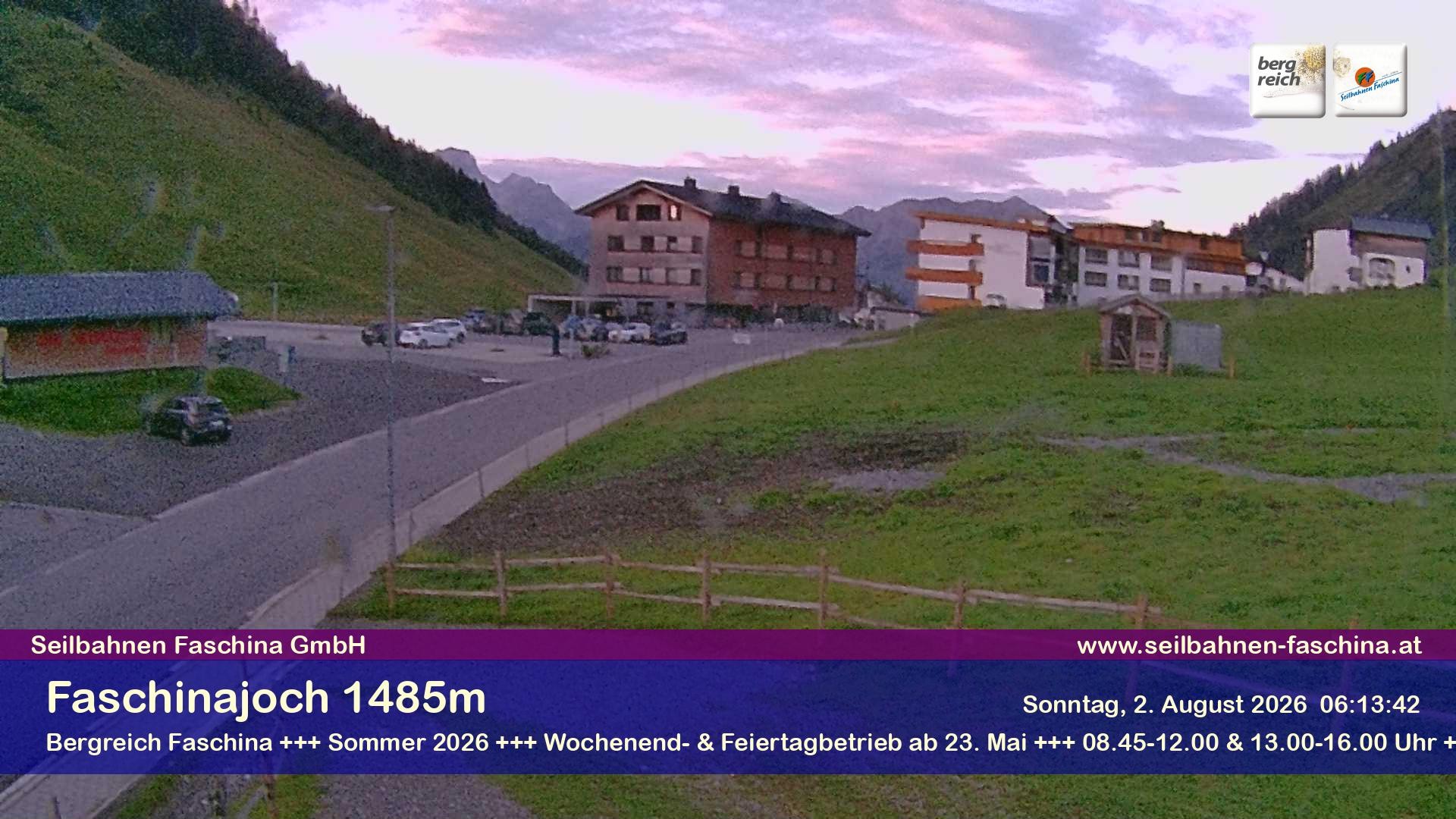 Archiv Foto Webcam Faschinapass, Stafelalpbahn