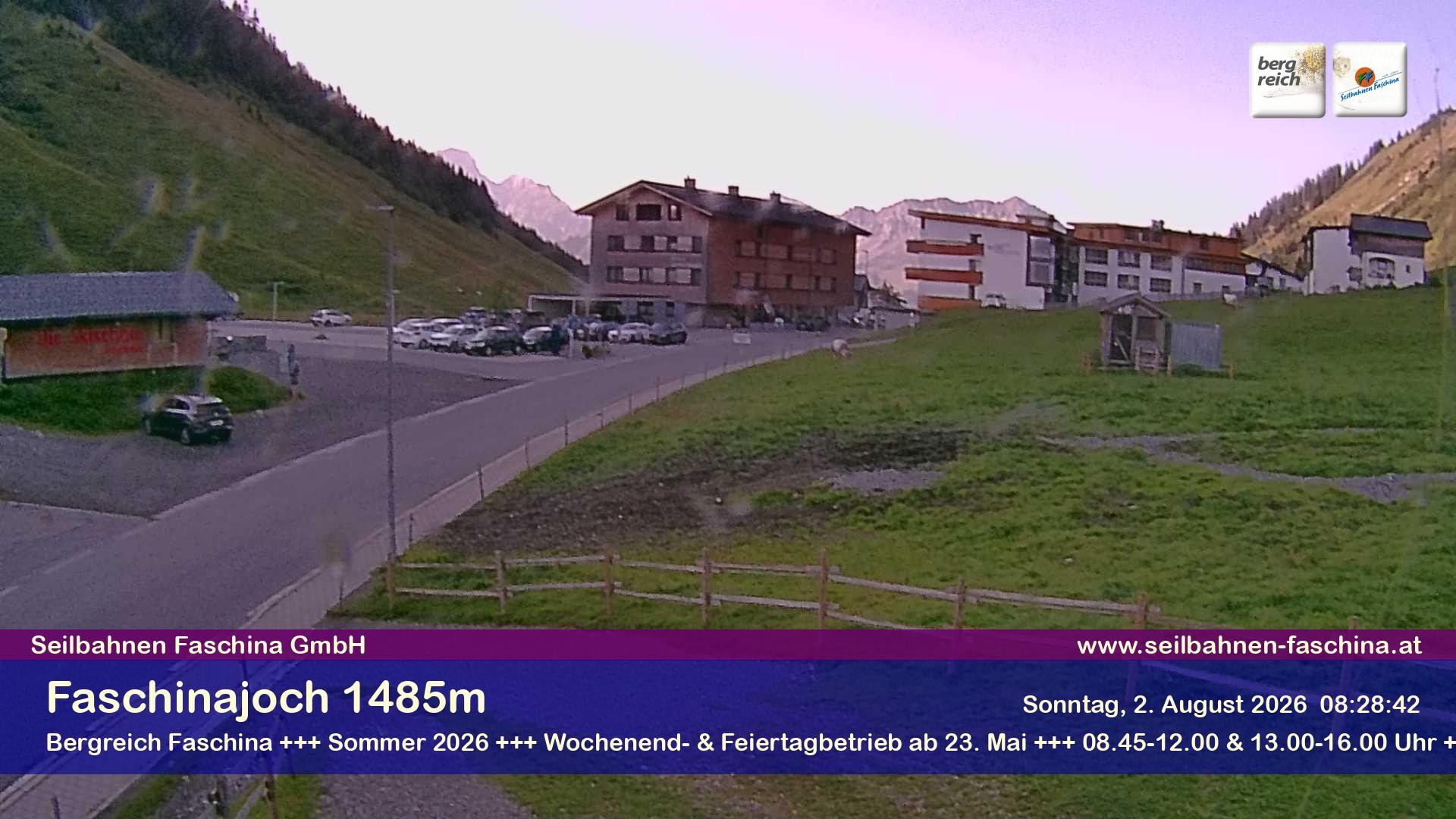 Archiv Foto Webcam Faschinapass, Stafelalpbahn