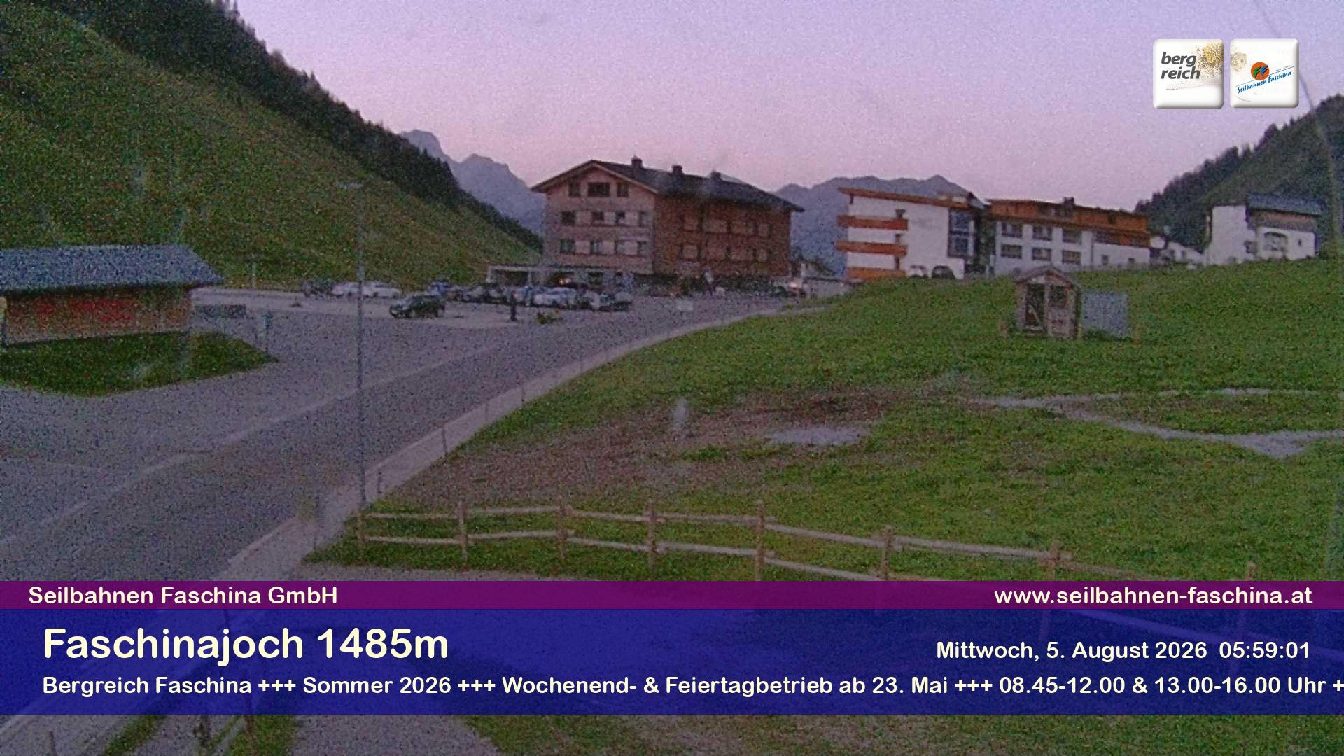 Archiv Foto Webcam Faschinapass, Stafelalpbahn