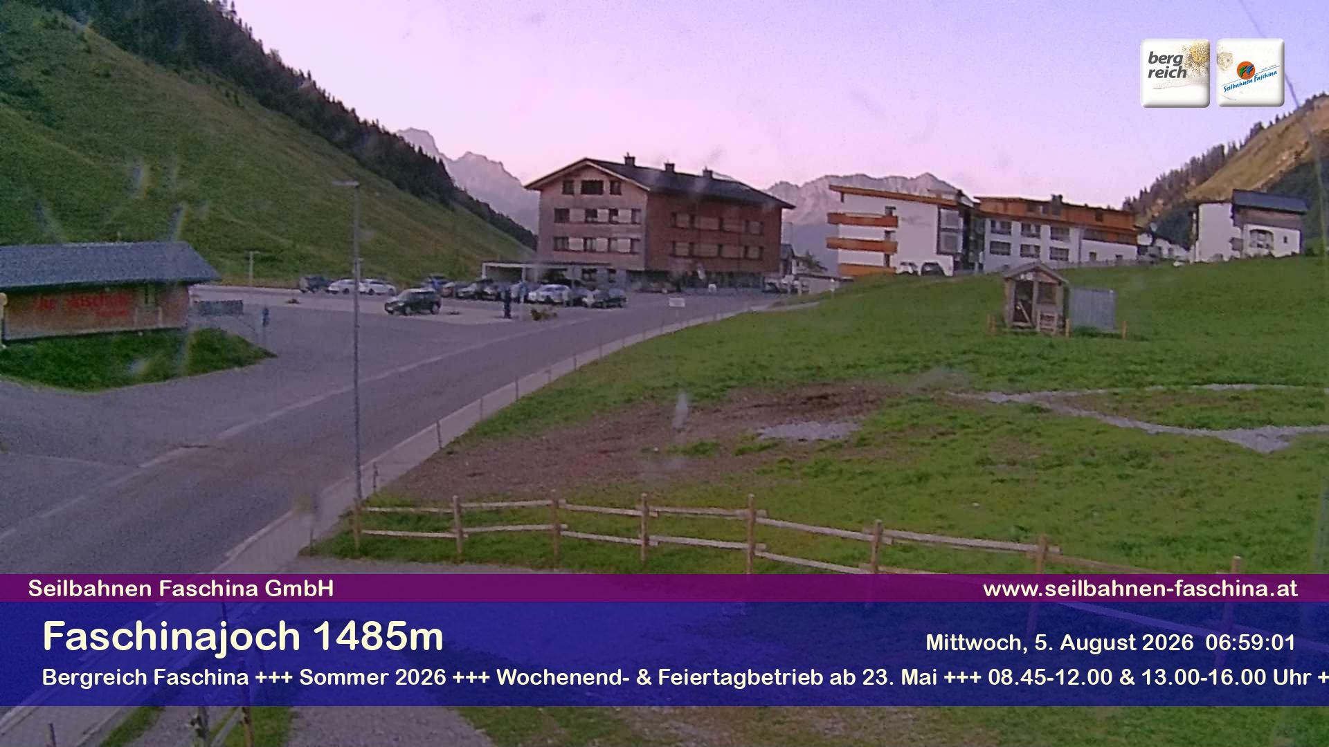 Archiv Foto Webcam Faschinapass, Stafelalpbahn