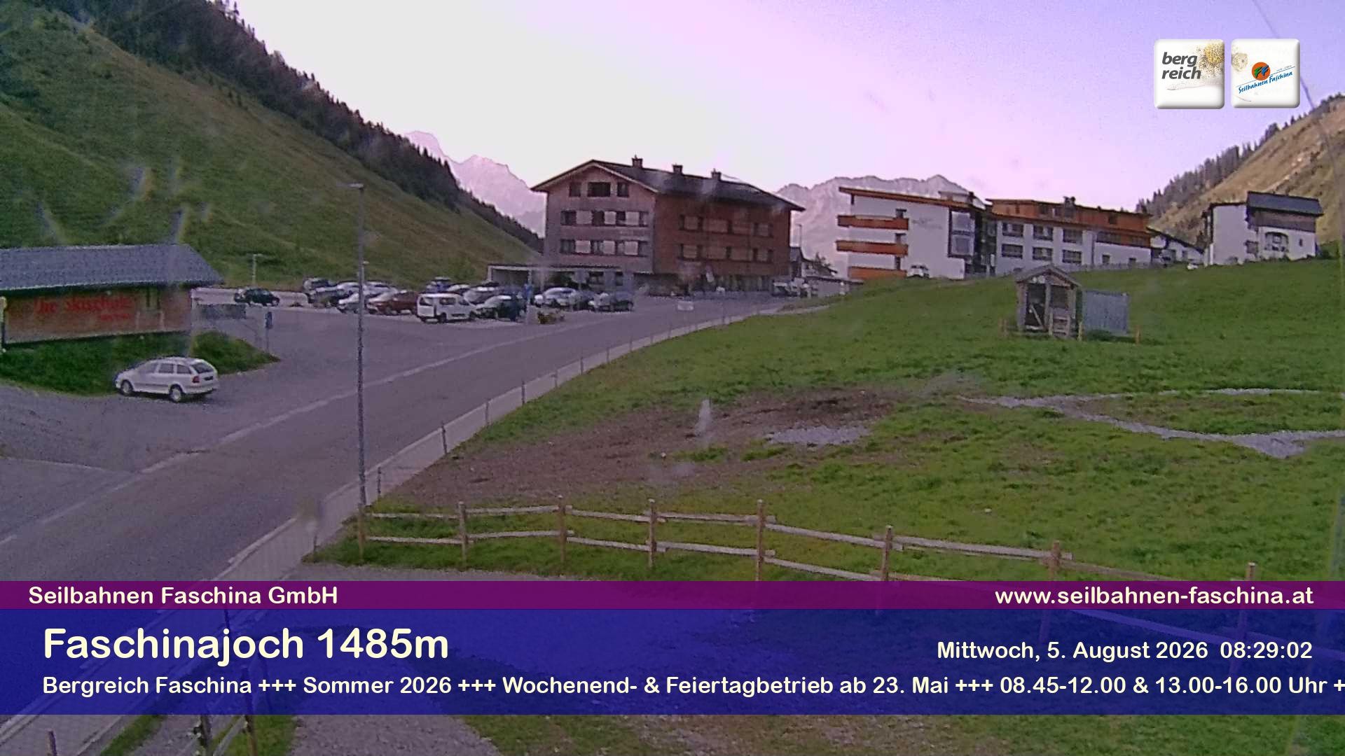 Archiv Foto Webcam Faschinapass, Stafelalpbahn