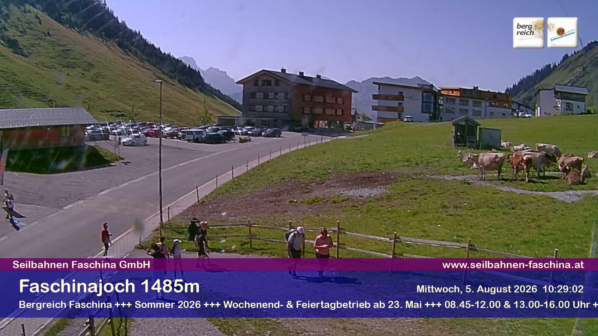 Archiv Foto Webcam Faschinapass, Stafelalpbahn