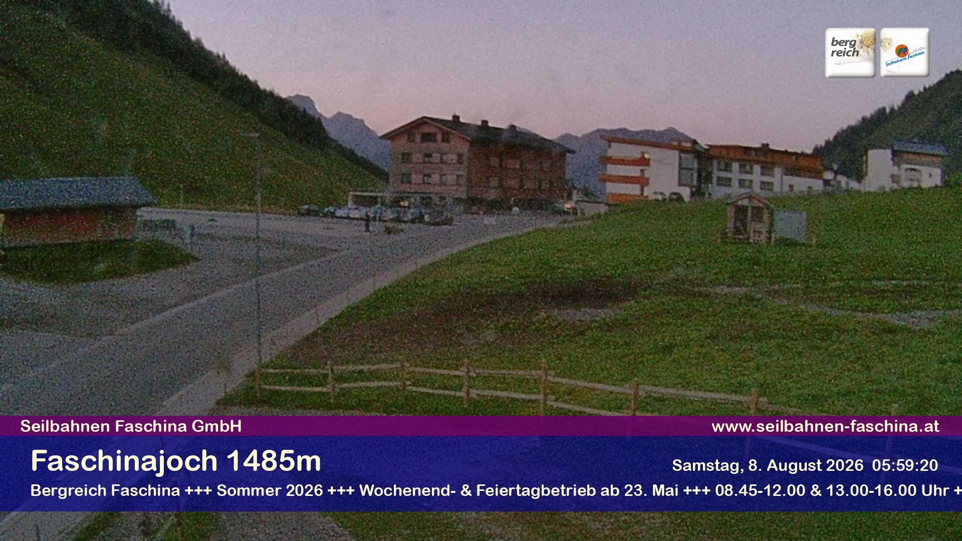 Archiv Foto Webcam Faschinapass, Stafelalpbahn