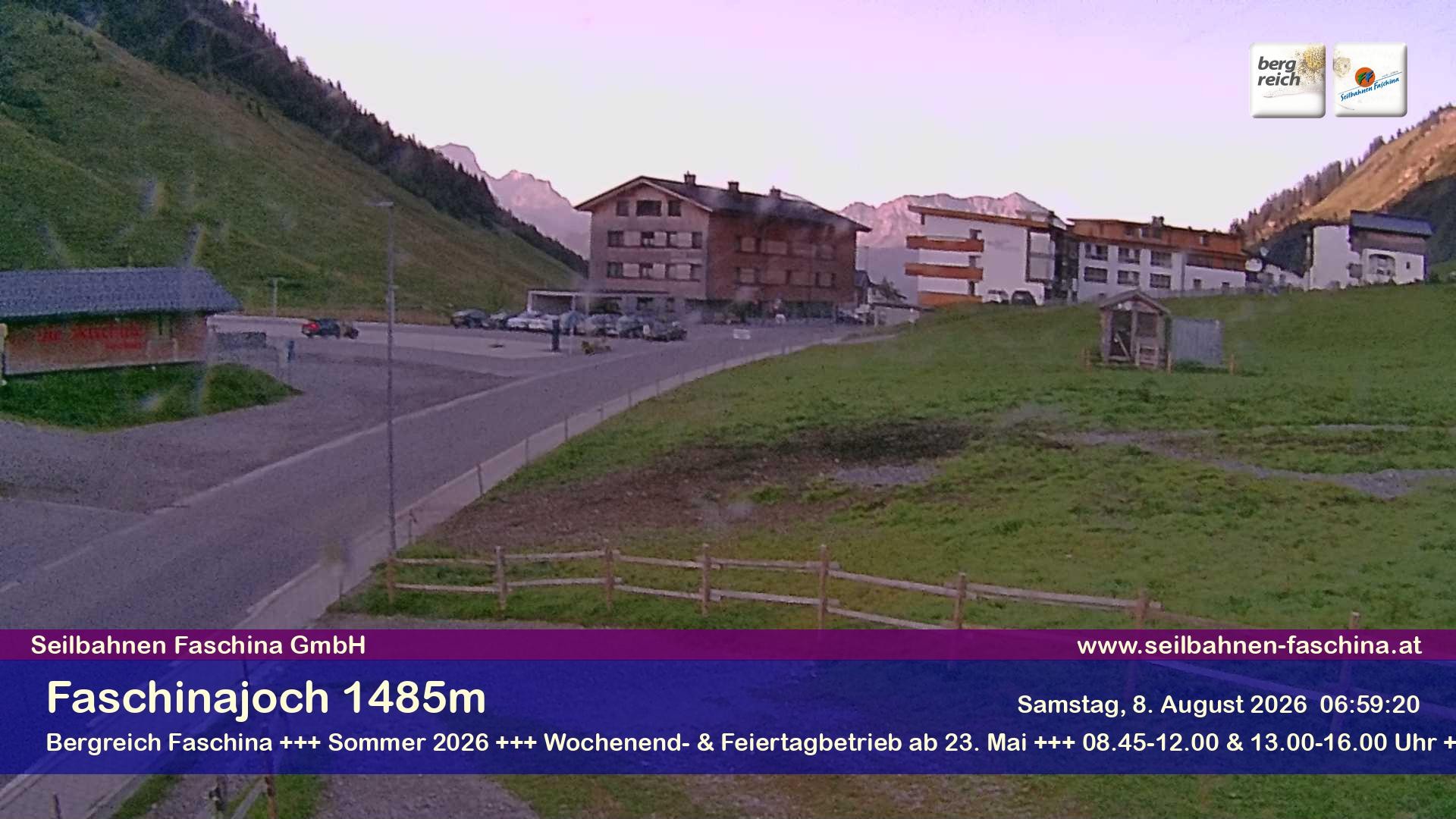 Archiv Foto Webcam Faschinapass, Stafelalpbahn