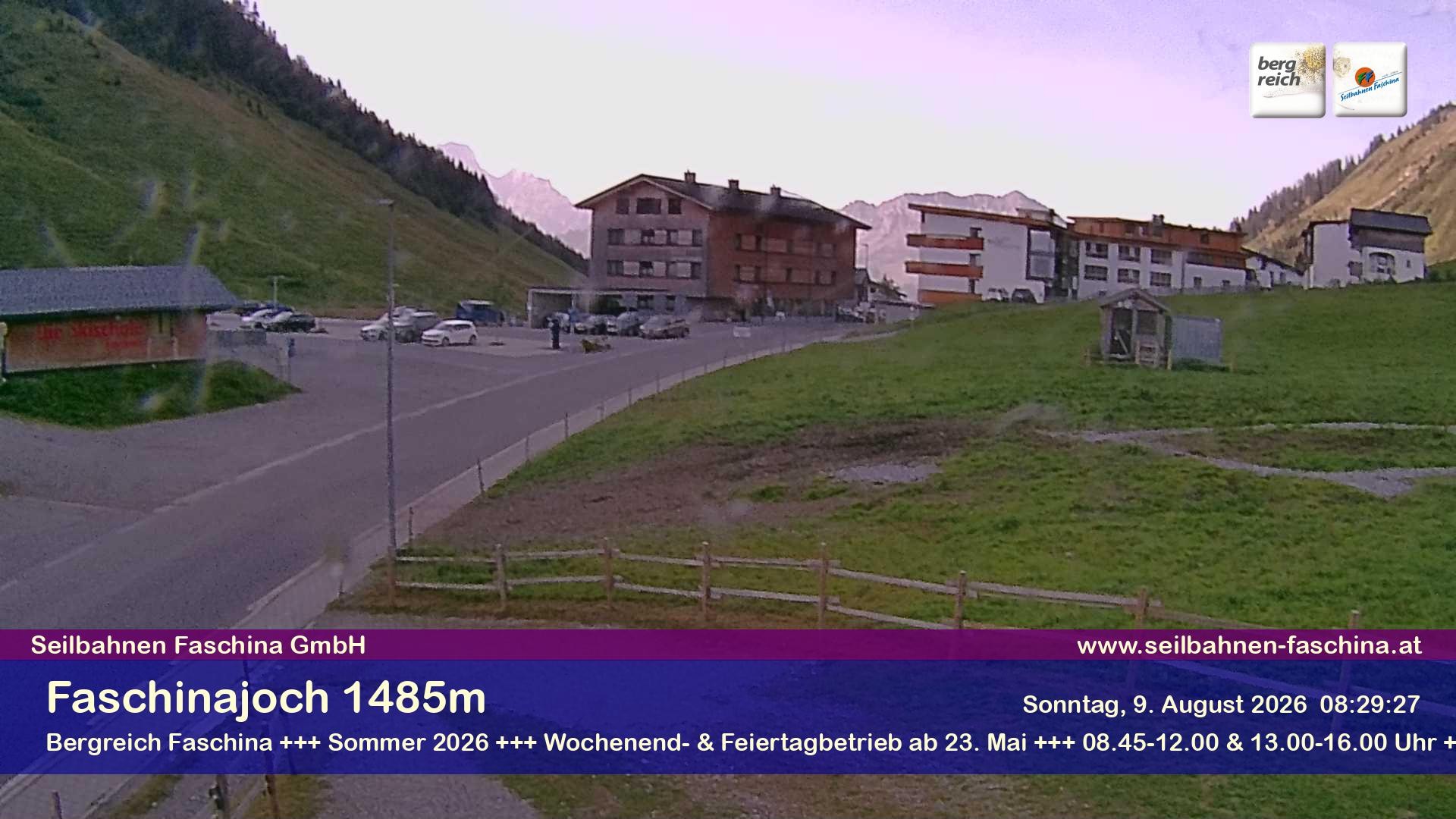 Archiv Foto Webcam Faschinapass, Stafelalpbahn