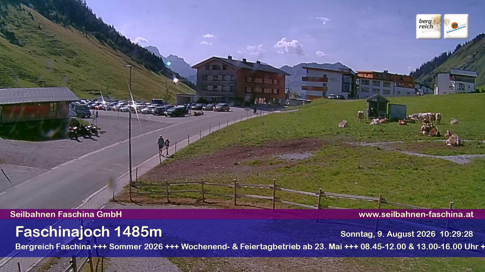 Archiv Foto Webcam Faschinapass, Stafelalpbahn