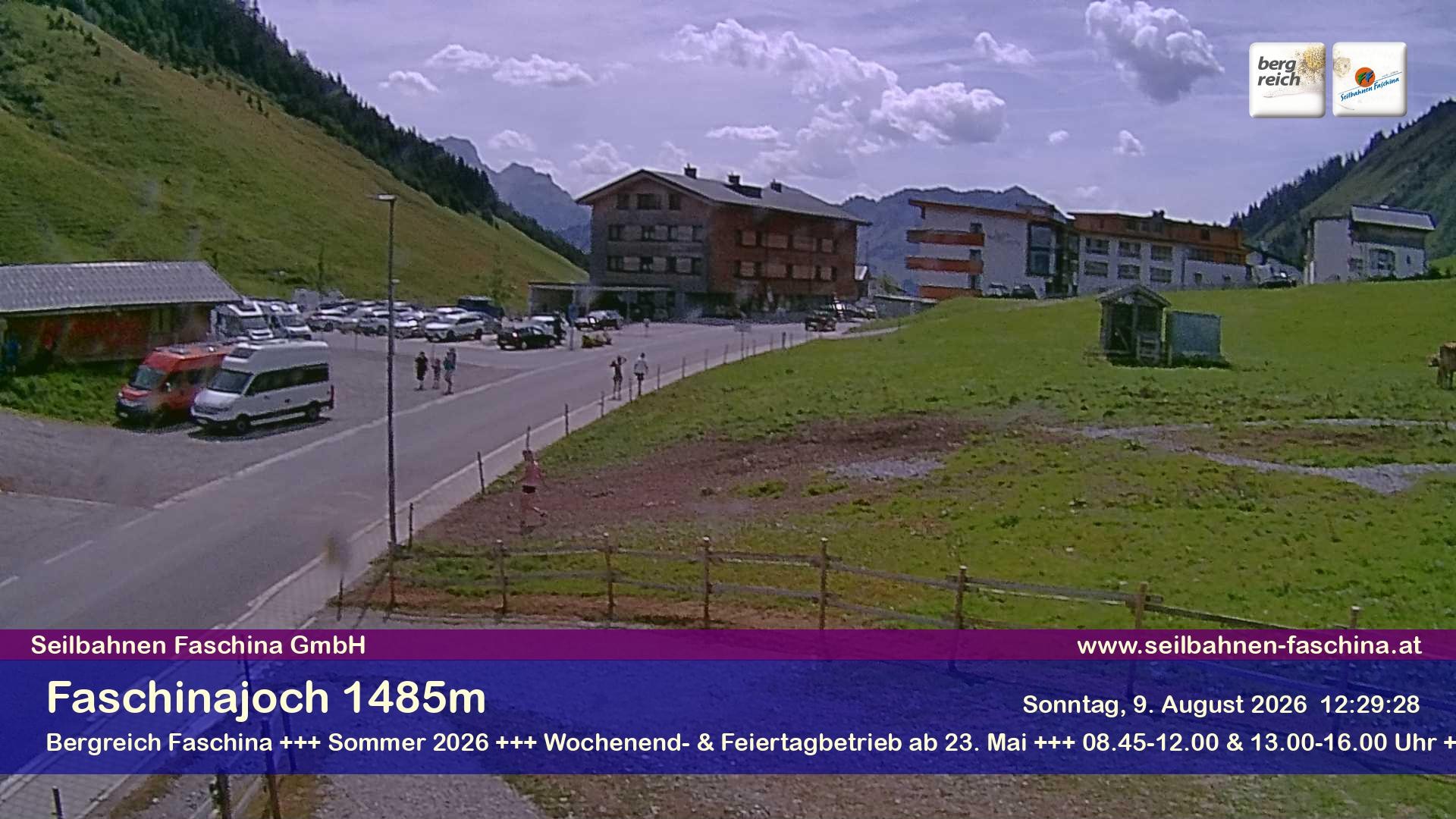 Archiv Foto Webcam Faschinapass, Stafelalpbahn