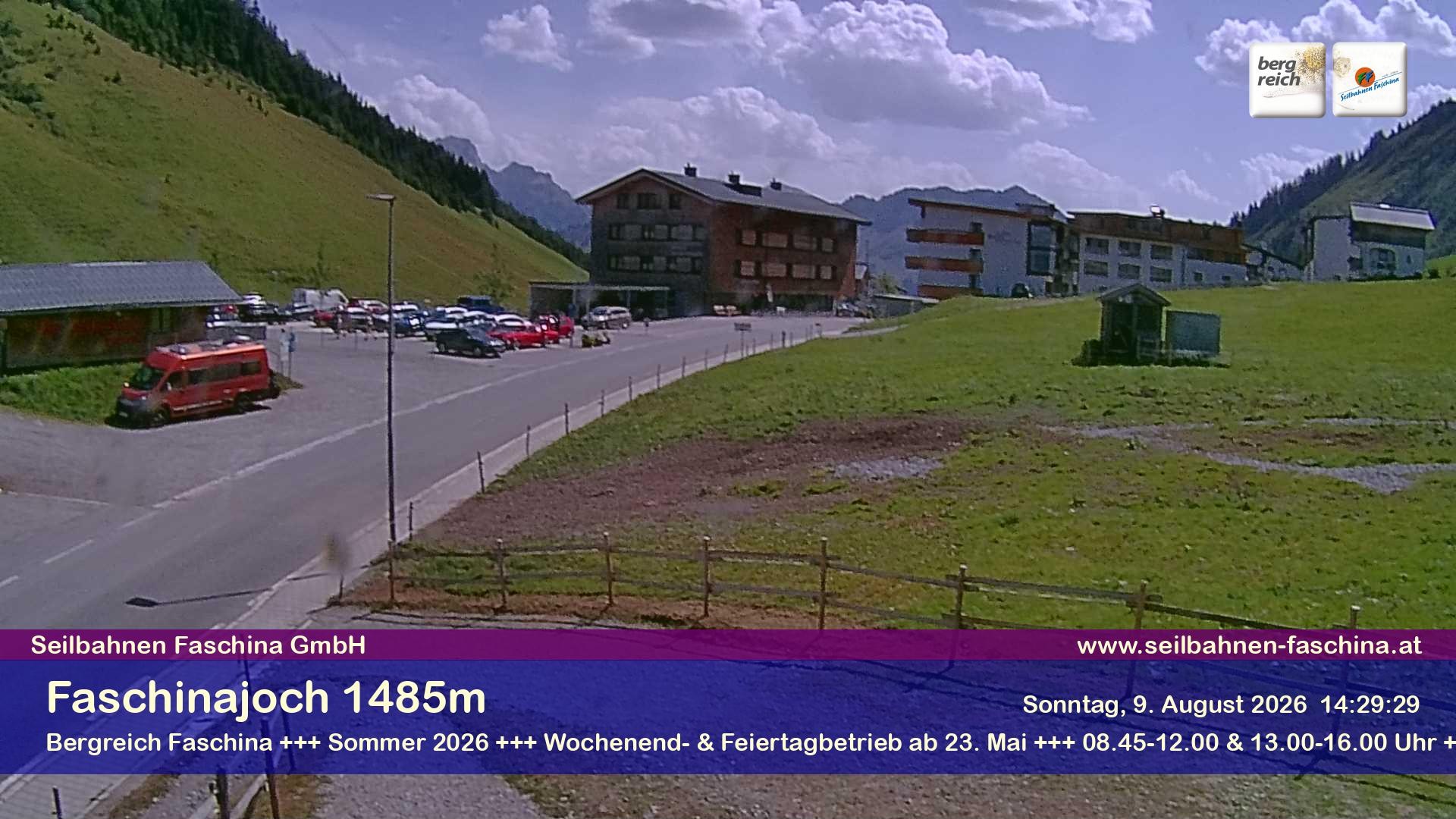 Archiv Foto Webcam Faschinapass, Stafelalpbahn