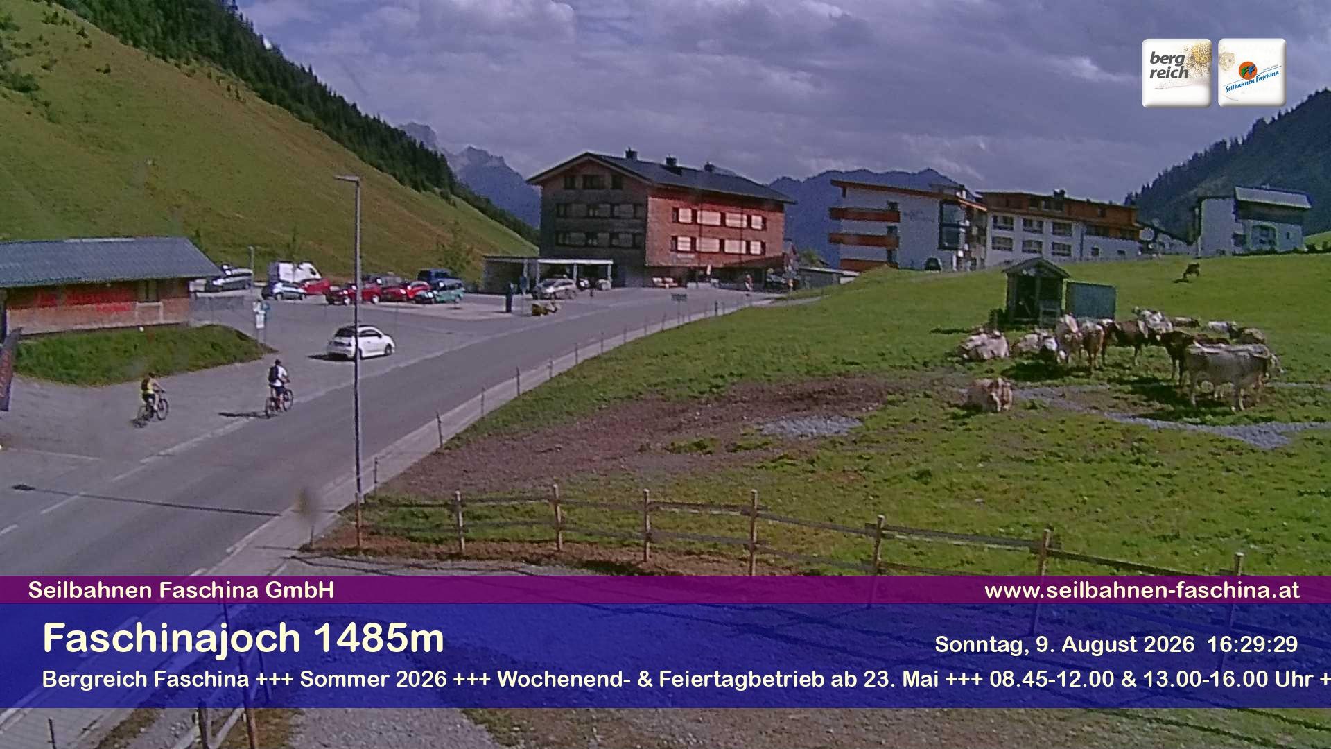 Archiv Foto Webcam Faschinapass, Stafelalpbahn