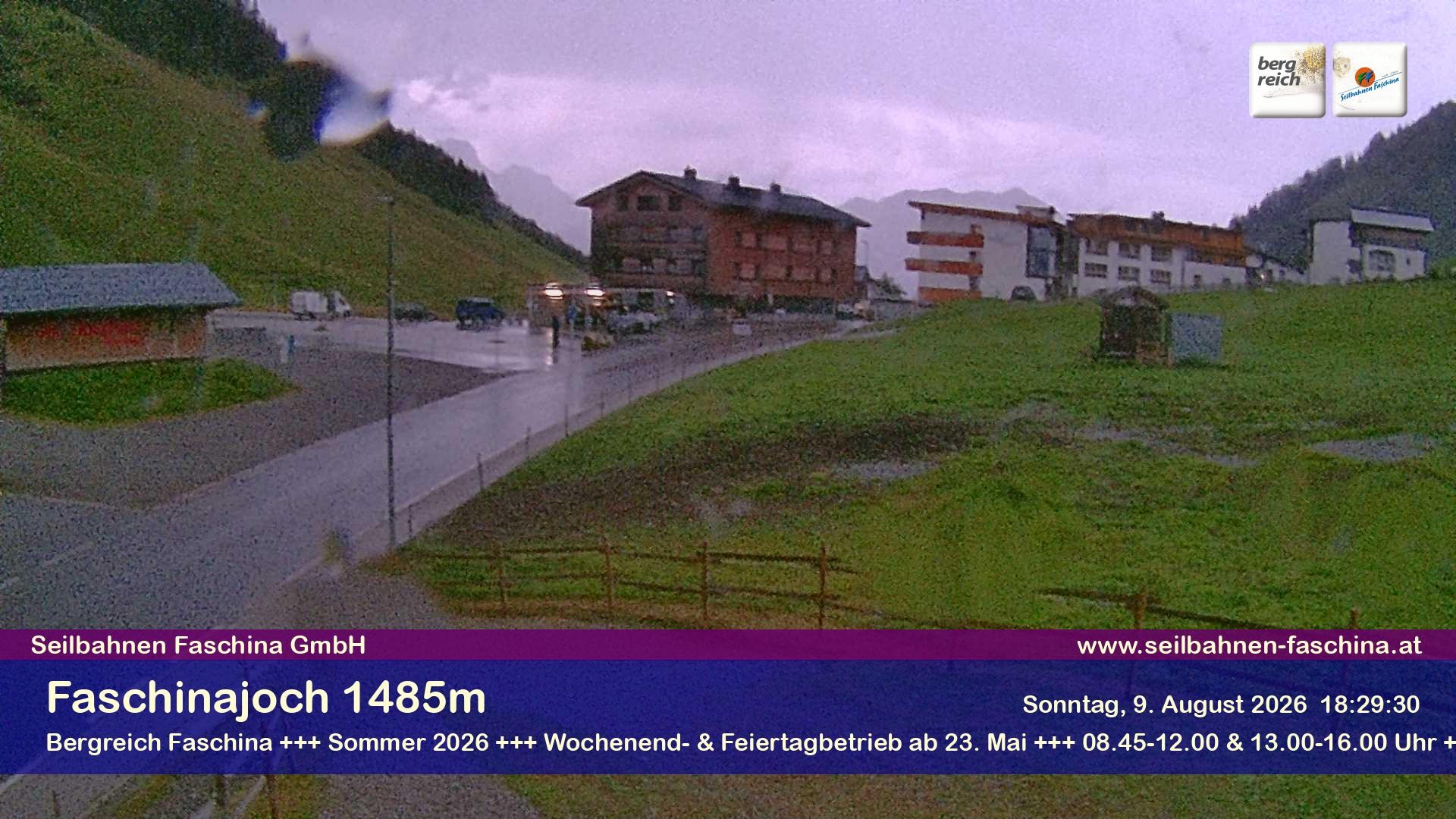 Archiv Foto Webcam Faschinapass, Stafelalpbahn