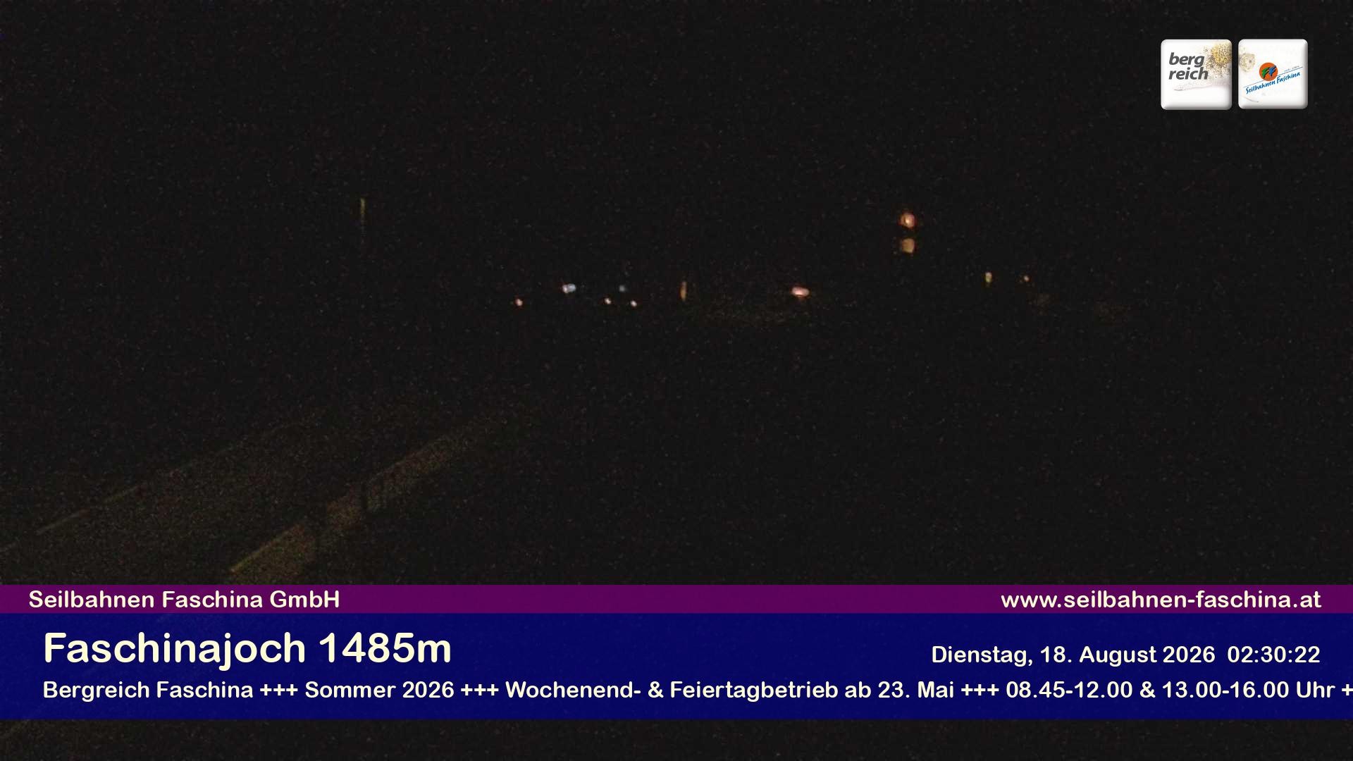 Archiv Foto Webcam Faschinapass, Stafelalpbahn