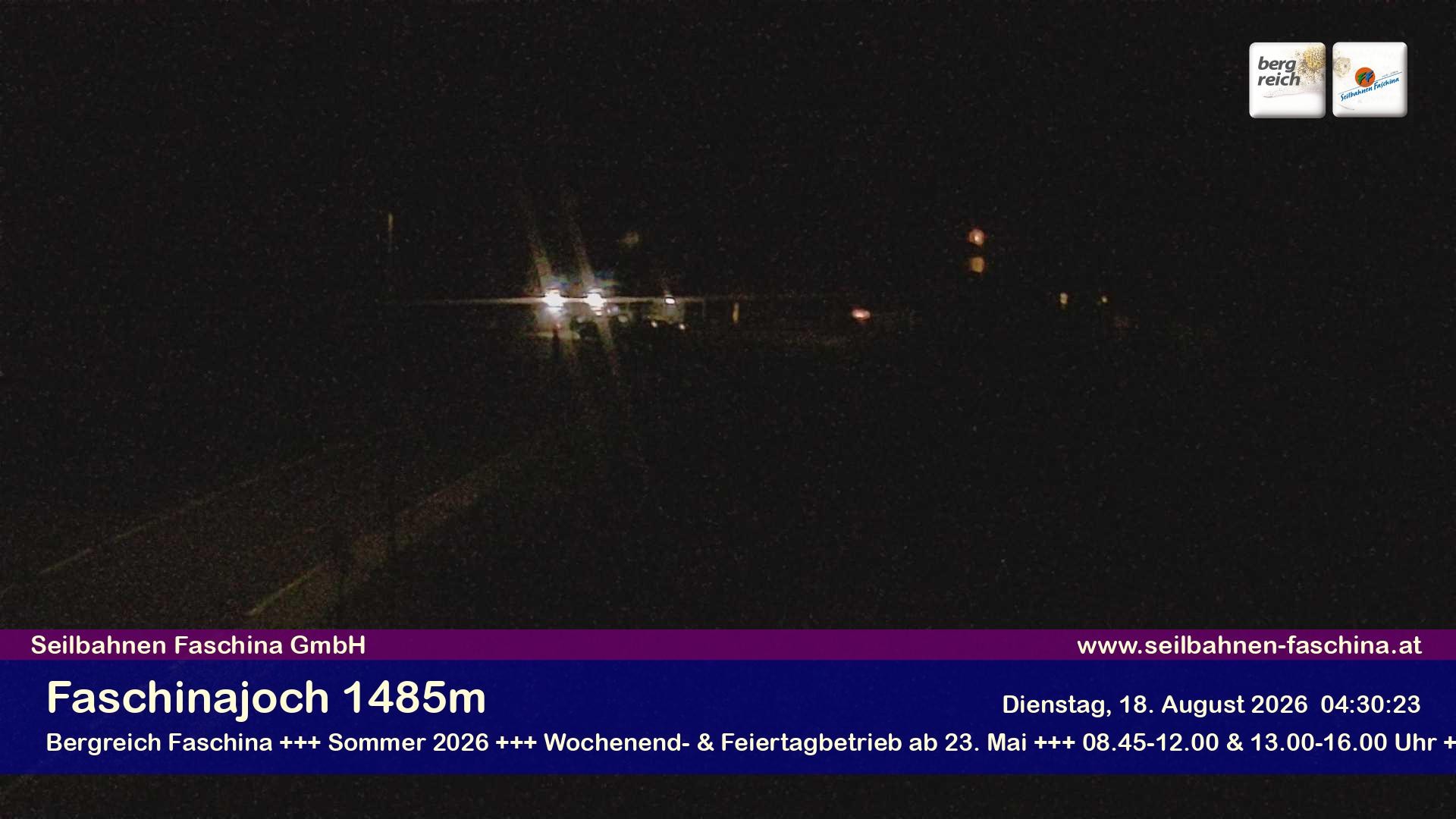 Archiv Foto Webcam Faschinapass, Stafelalpbahn
