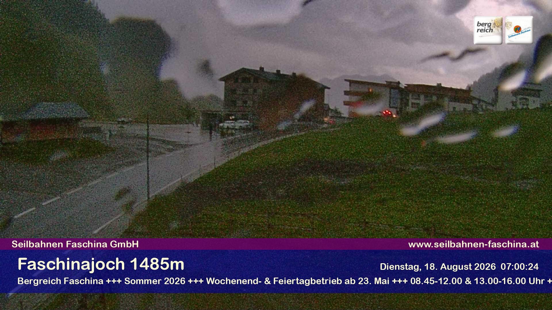 Archiv Foto Webcam Faschinapass, Stafelalpbahn