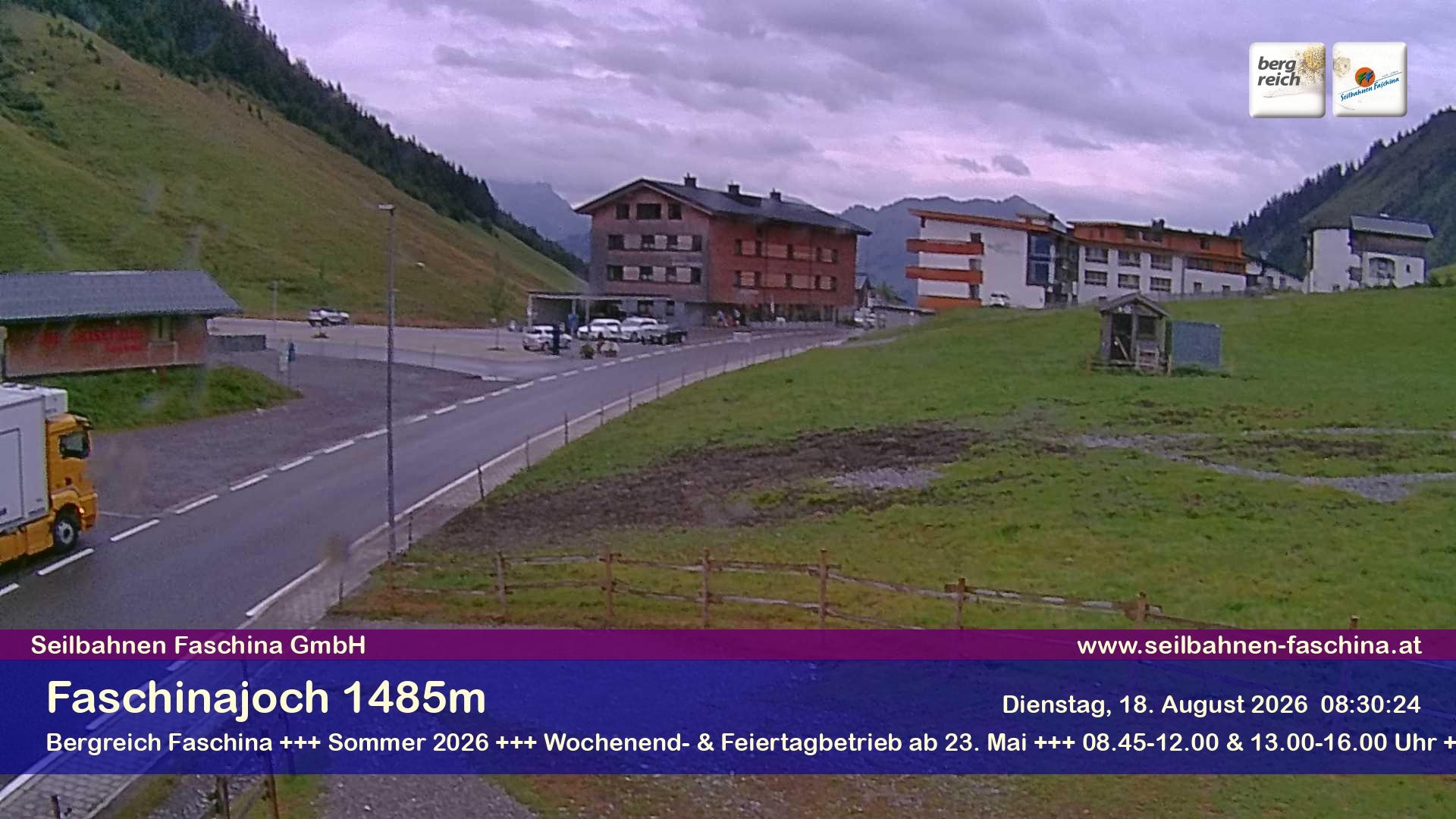 Archiv Foto Webcam Faschinapass, Stafelalpbahn