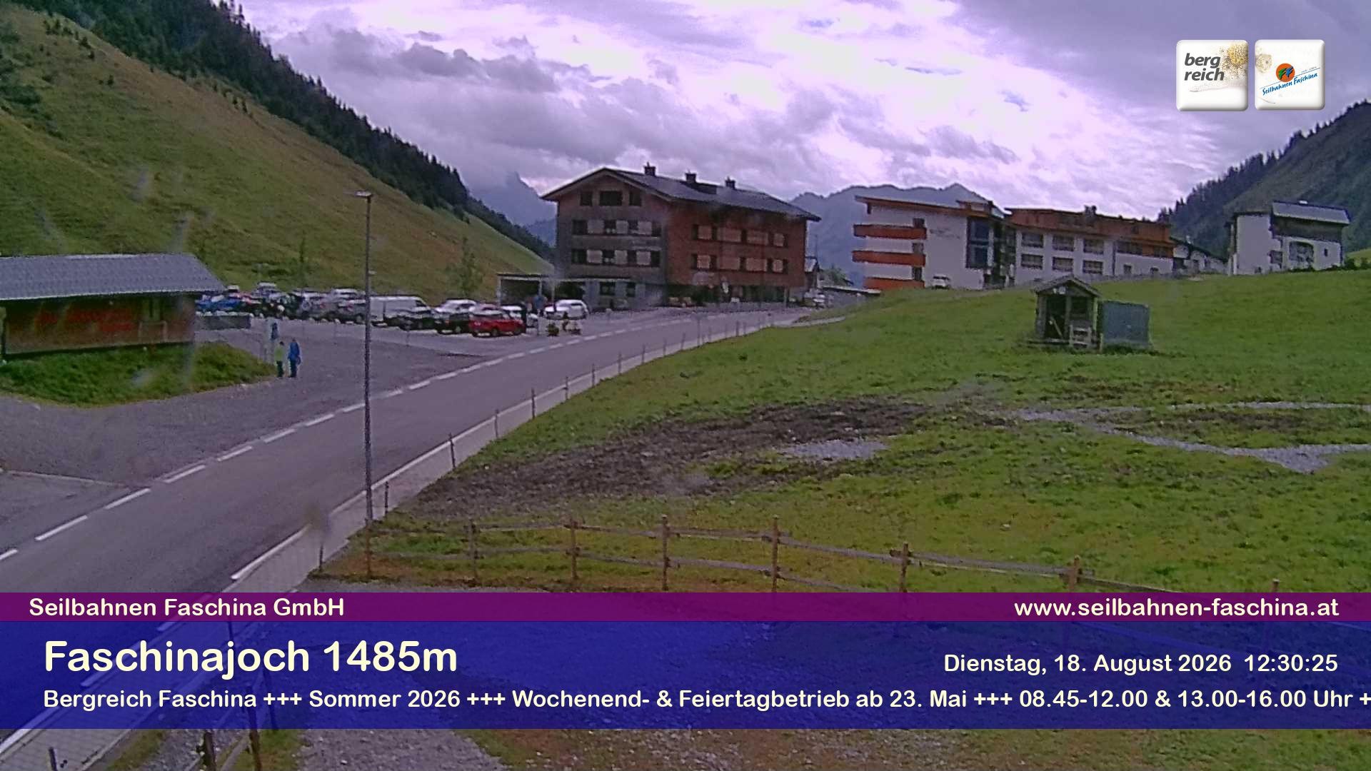 Archiv Foto Webcam Faschinapass, Stafelalpbahn