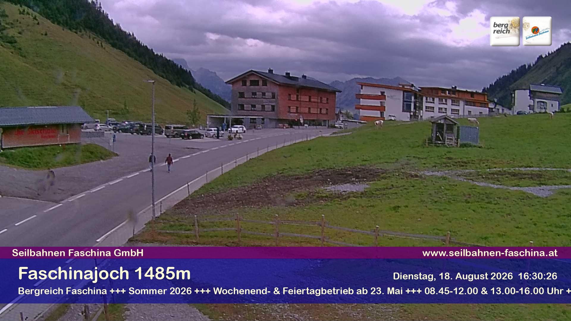 Archiv Foto Webcam Faschinapass, Stafelalpbahn