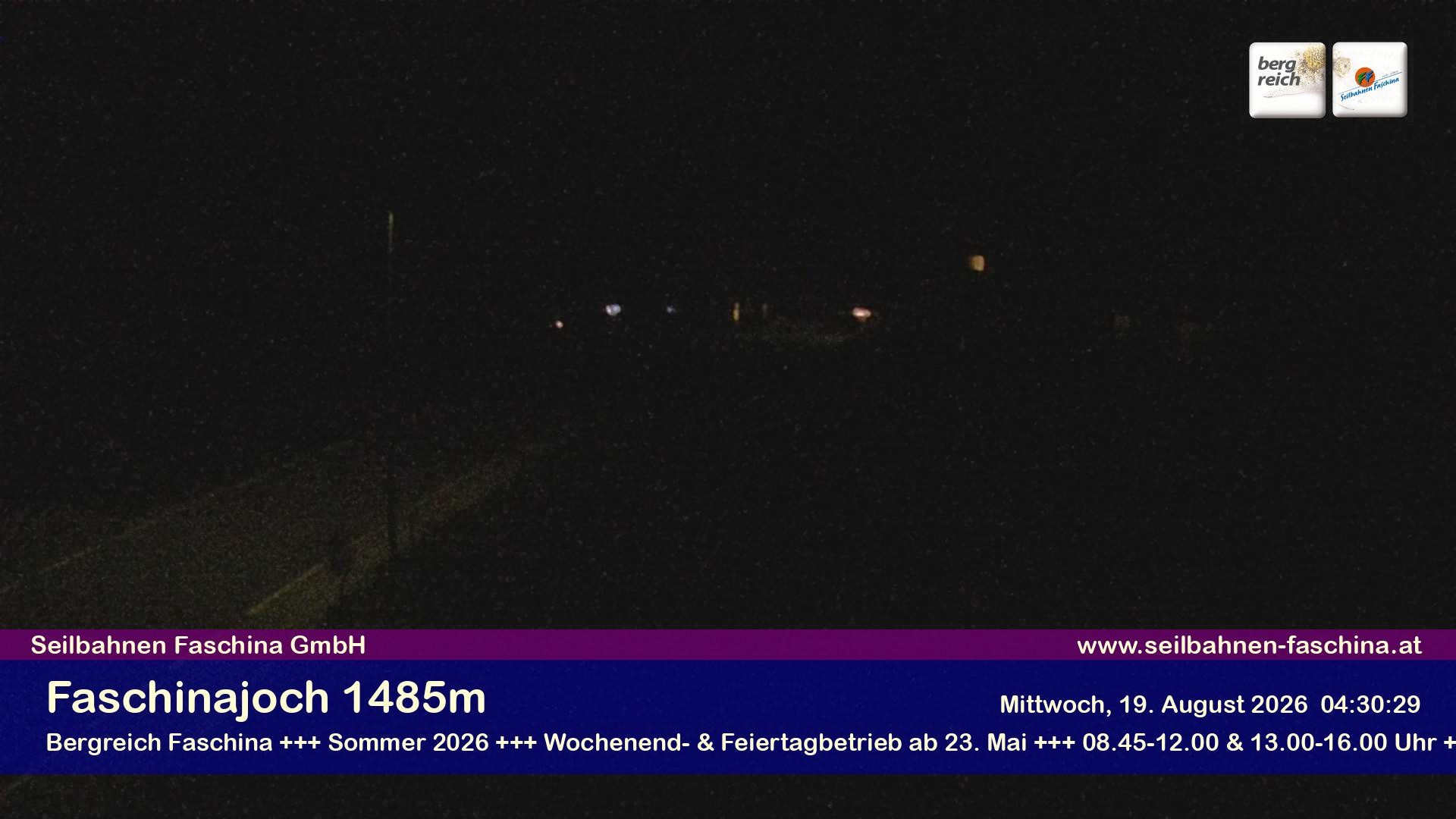 Archiv Foto Webcam Faschinapass, Stafelalpbahn