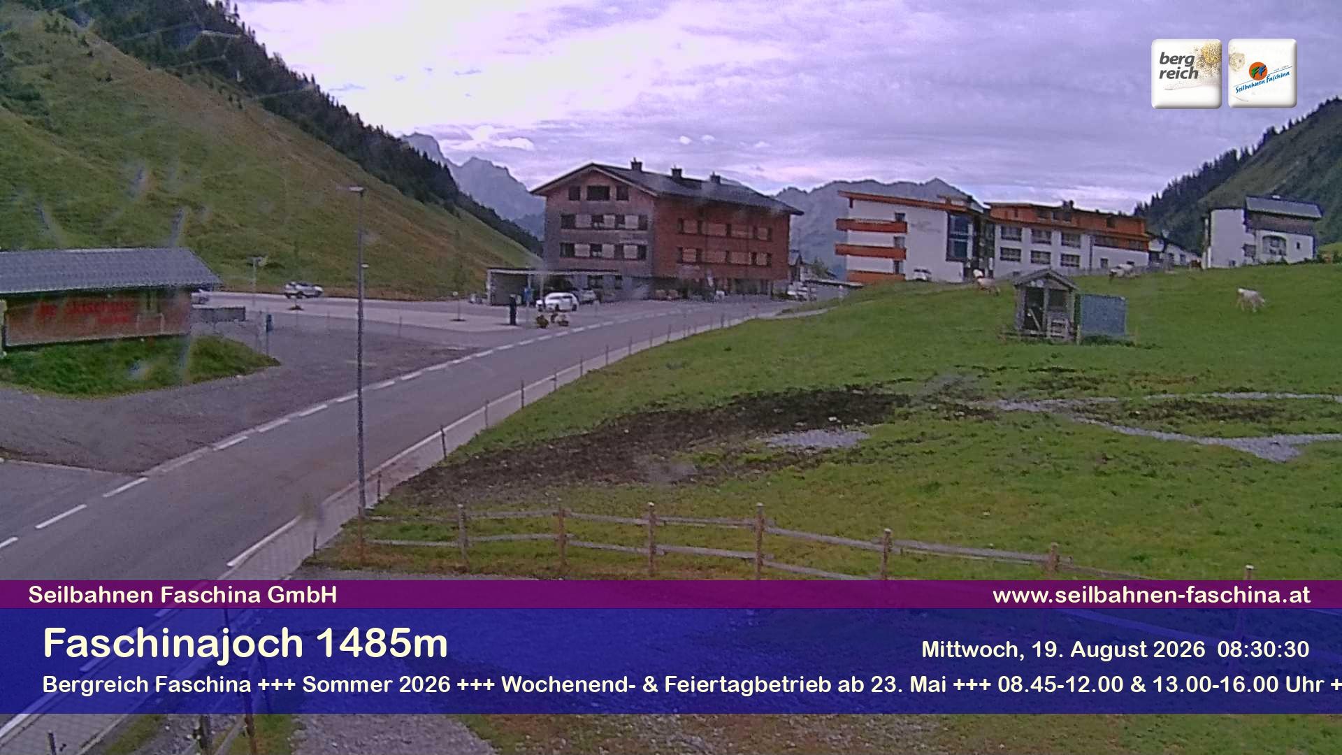 Archiv Foto Webcam Faschinapass, Stafelalpbahn
