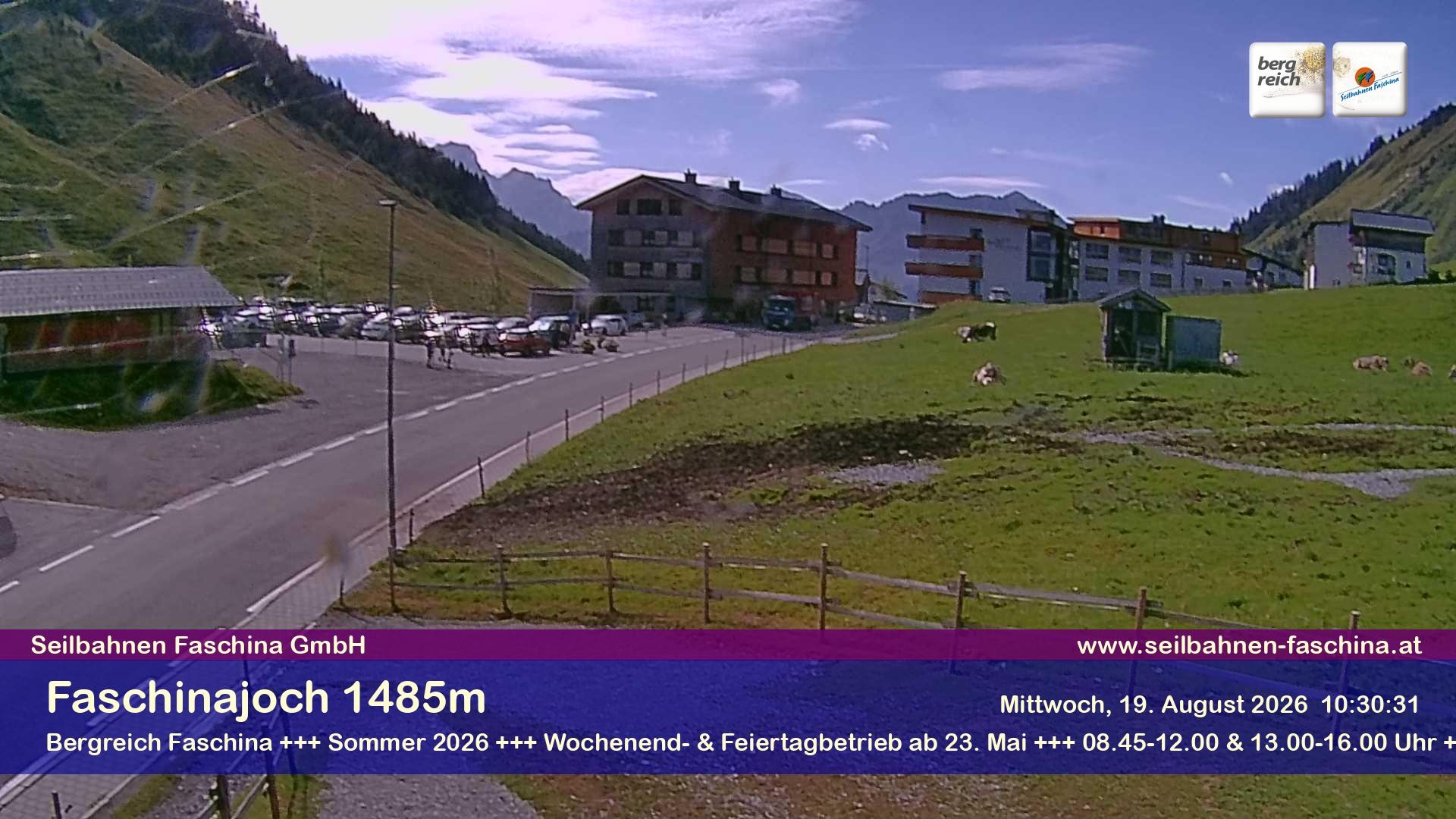 Archiv Foto Webcam Faschinapass, Stafelalpbahn