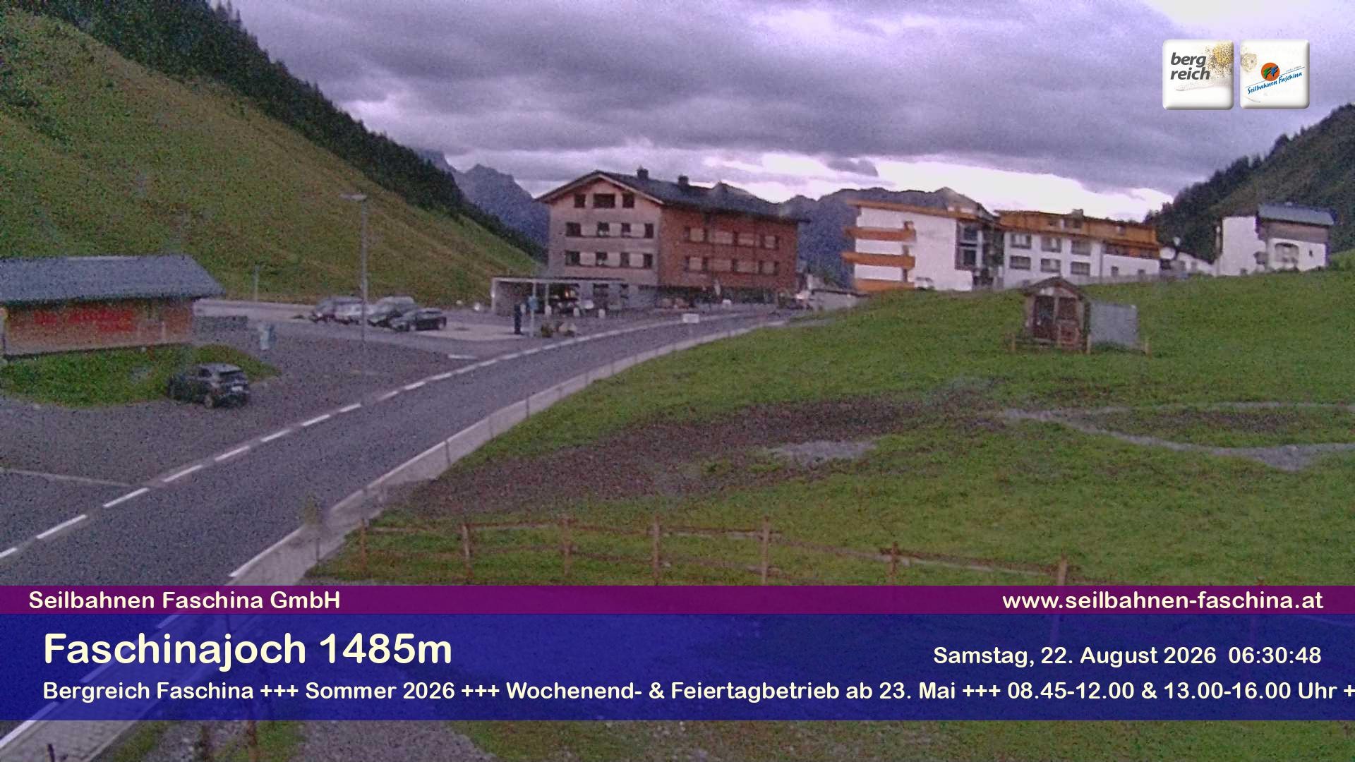 Archiv Foto Webcam Faschinapass, Stafelalpbahn