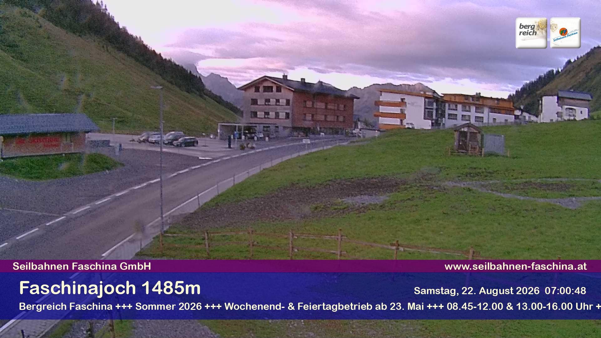 Archiv Foto Webcam Faschinapass, Stafelalpbahn