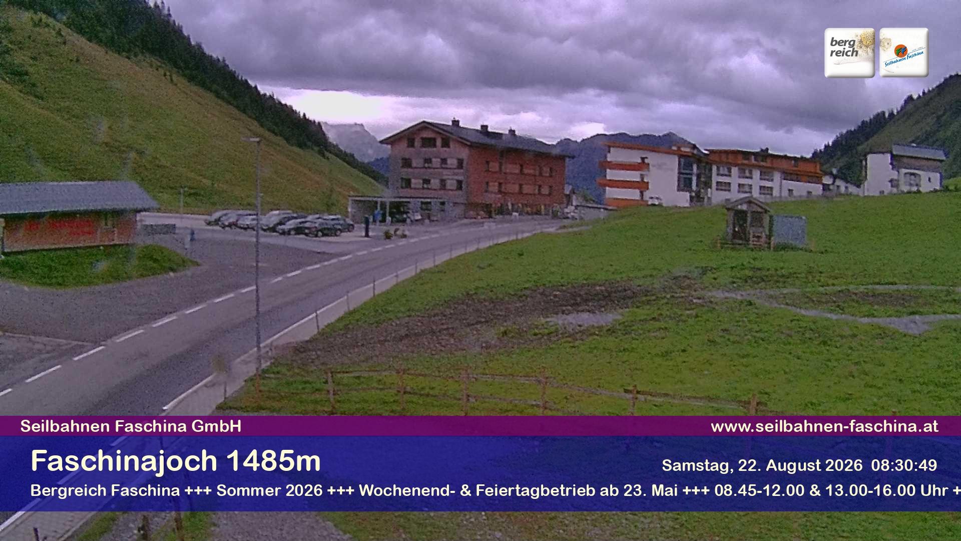 Archiv Foto Webcam Faschinapass, Stafelalpbahn