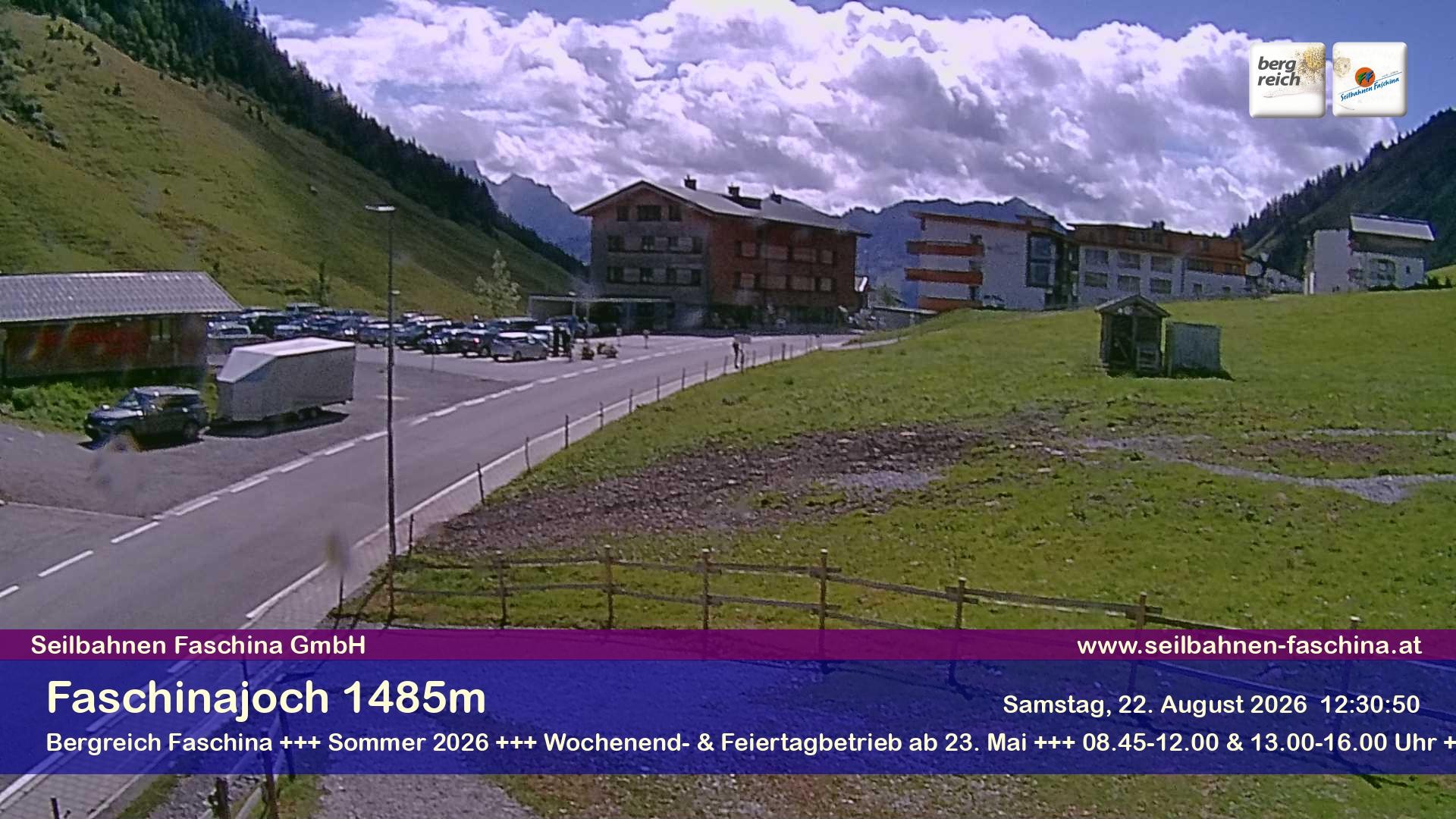 Archiv Foto Webcam Faschinapass, Stafelalpbahn