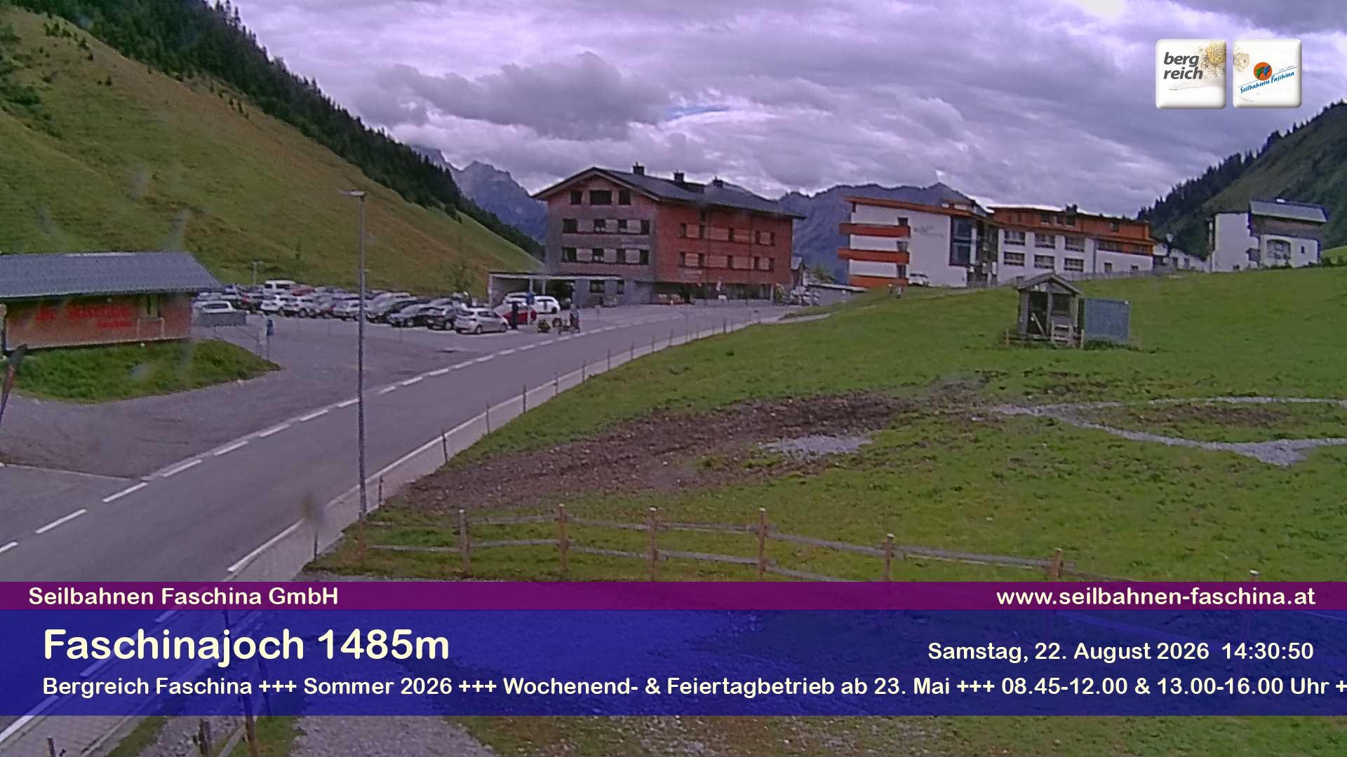 Archiv Foto Webcam Faschinapass, Stafelalpbahn