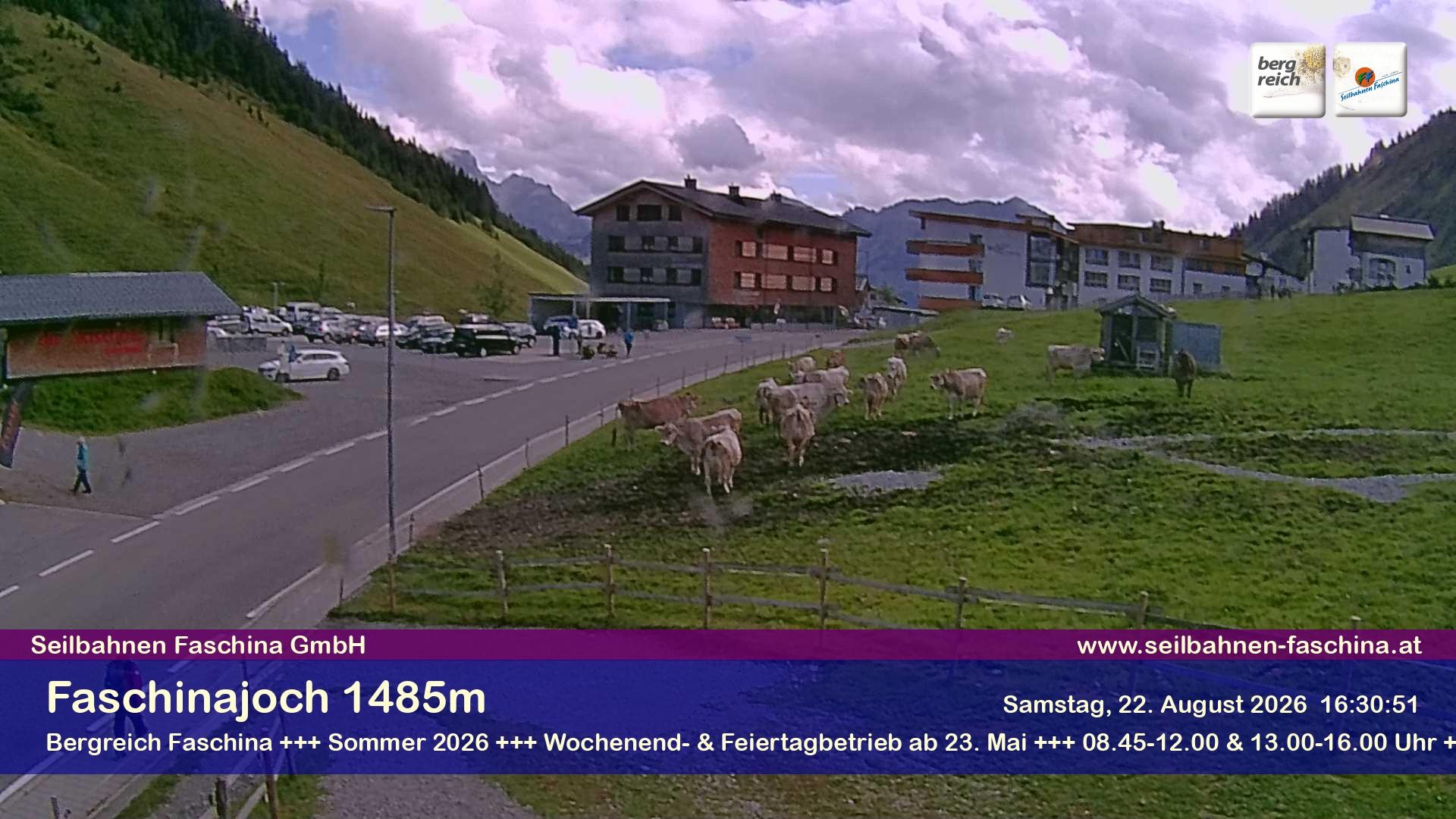 Archiv Foto Webcam Faschinapass, Stafelalpbahn