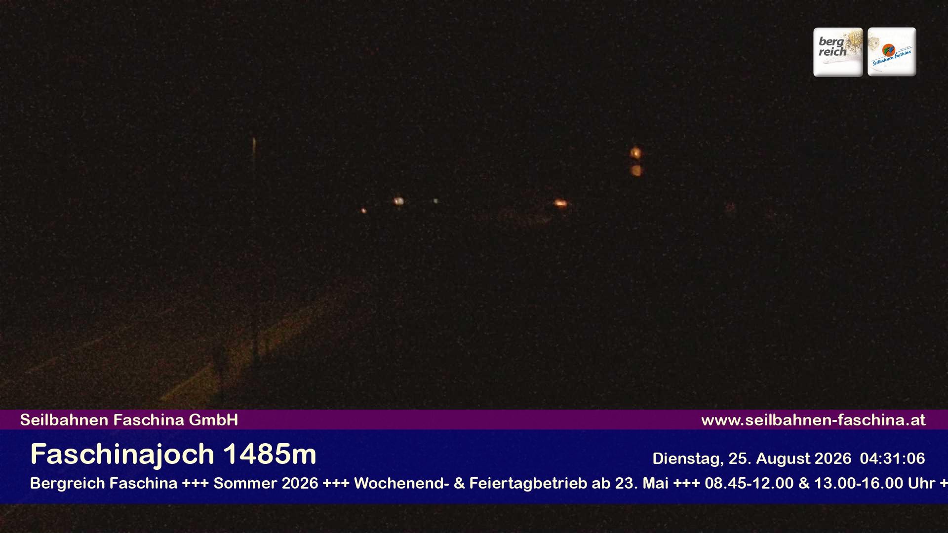 Archiv Foto Webcam Faschinapass, Stafelalpbahn