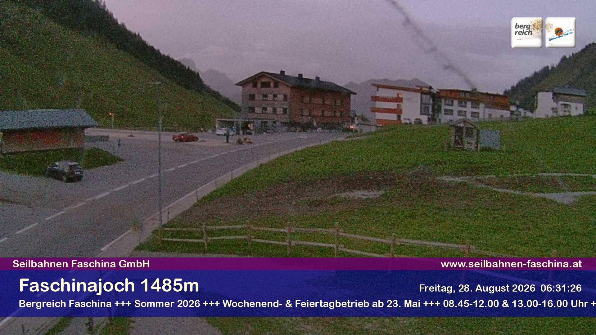 Archiv Foto Webcam Faschinapass, Stafelalpbahn