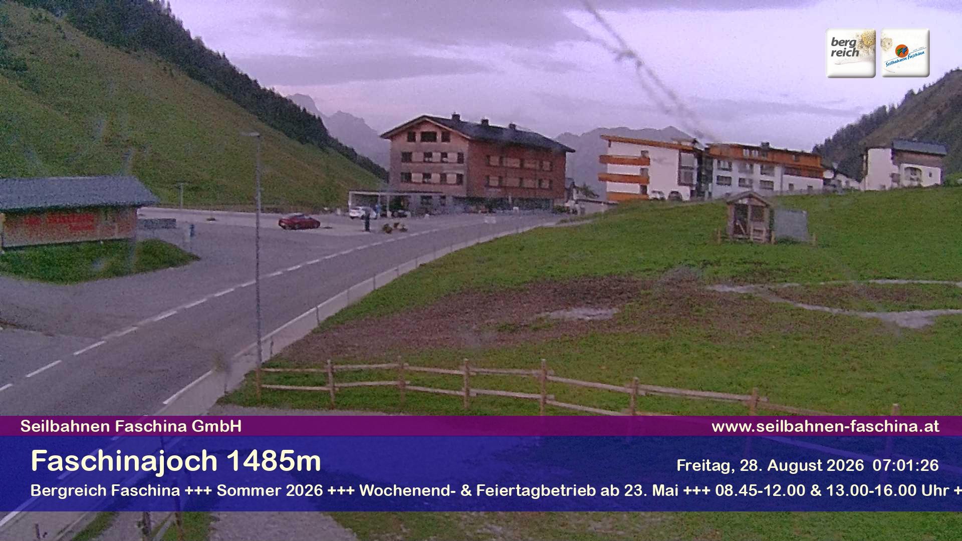 Archiv Foto Webcam Faschinapass, Stafelalpbahn