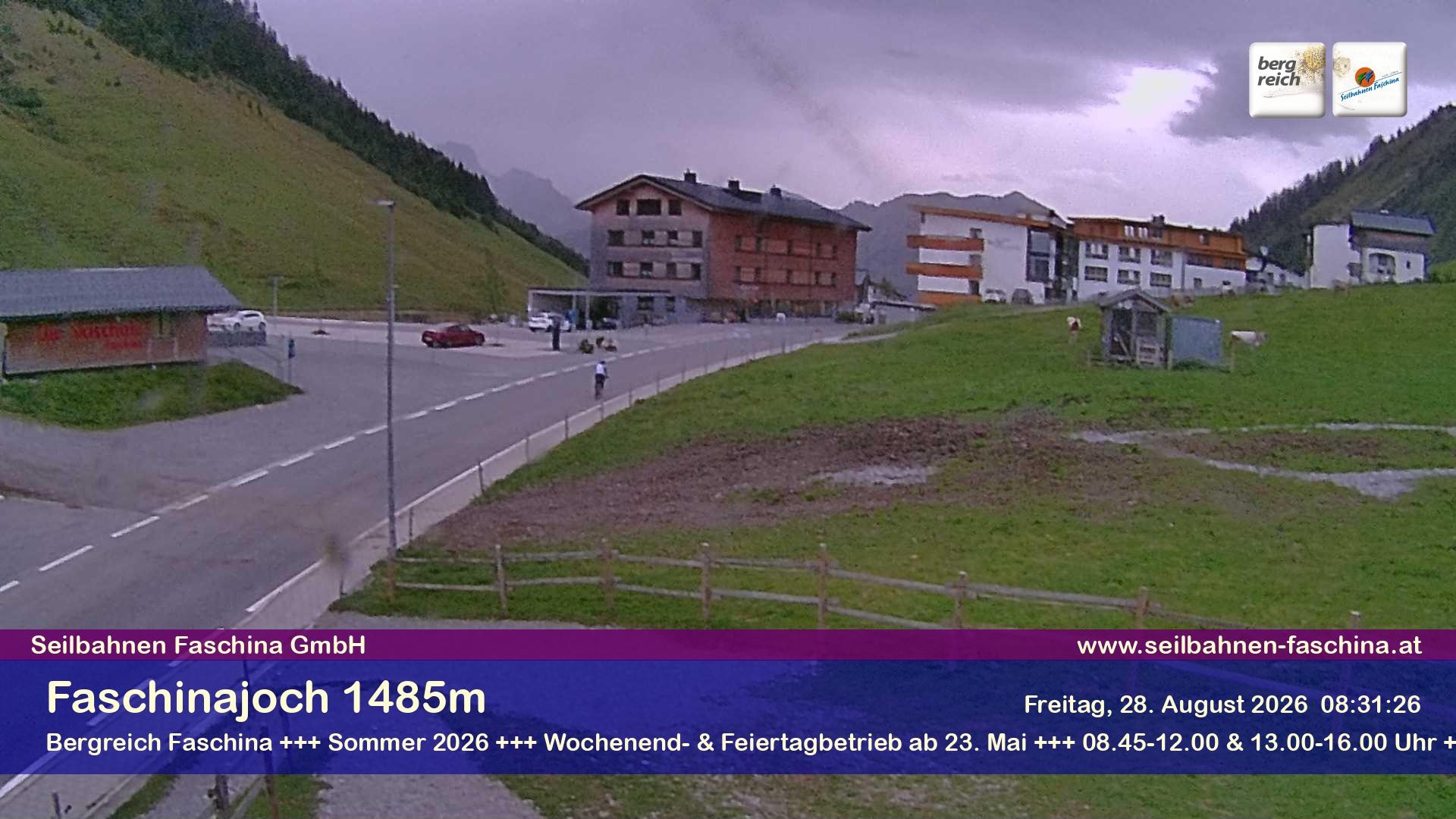 Archiv Foto Webcam Faschinapass, Stafelalpbahn