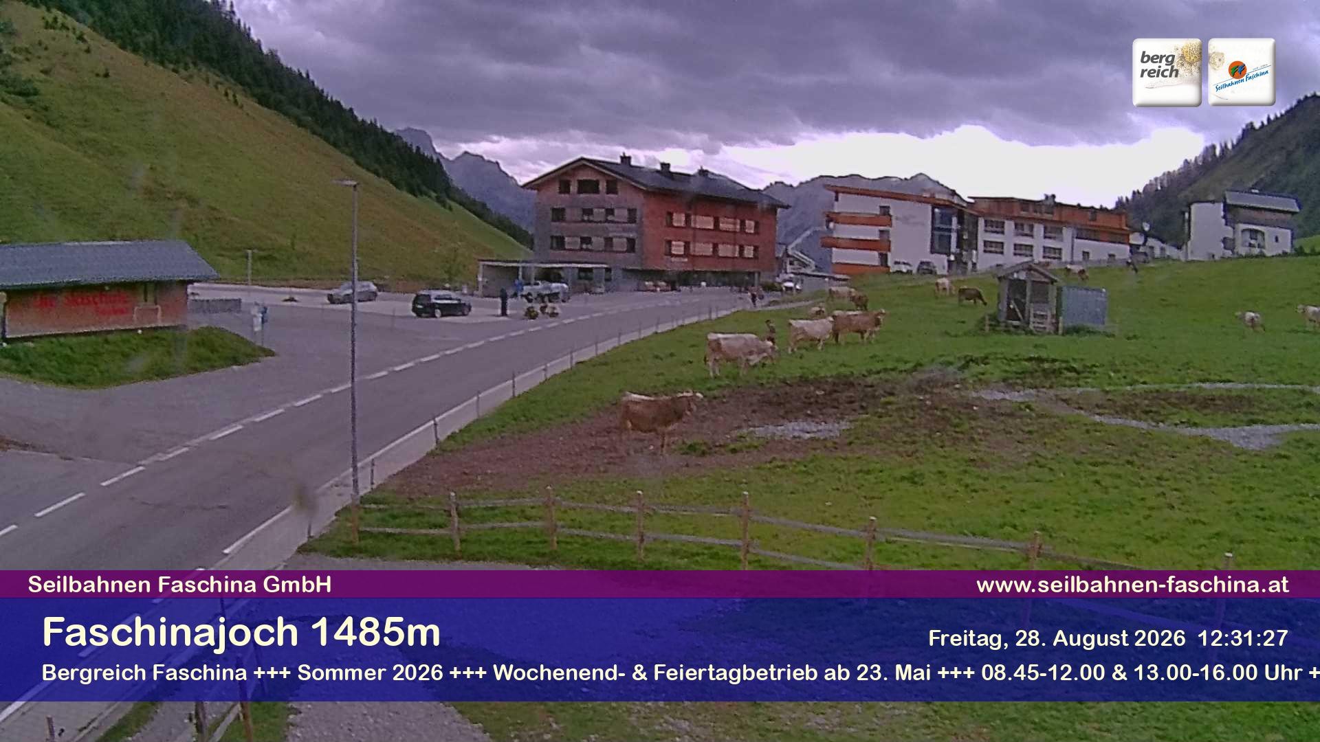 Archiv Foto Webcam Faschinapass, Stafelalpbahn