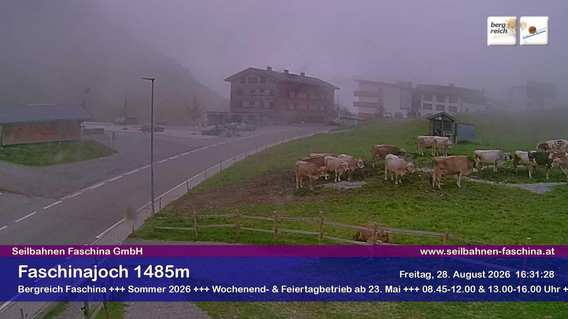 Archiv Foto Webcam Faschinapass, Stafelalpbahn