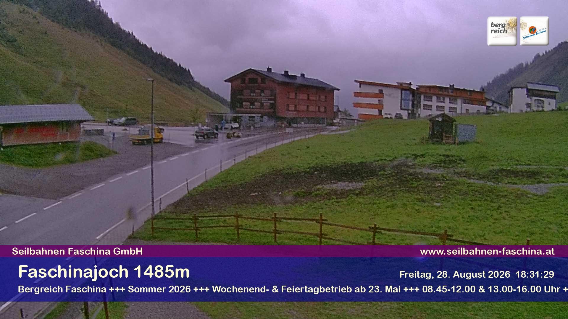 Archiv Foto Webcam Faschinapass, Stafelalpbahn