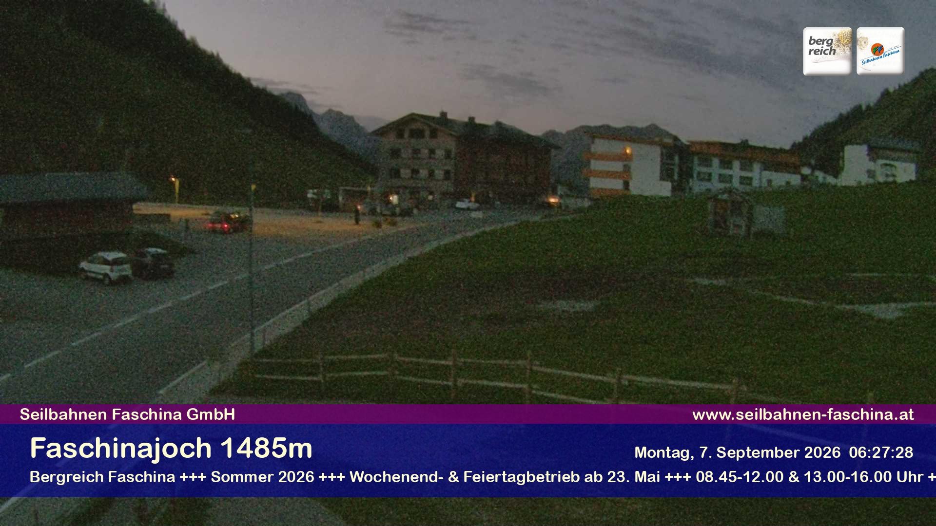 Archiv Foto Webcam Faschinapass, Stafelalpbahn