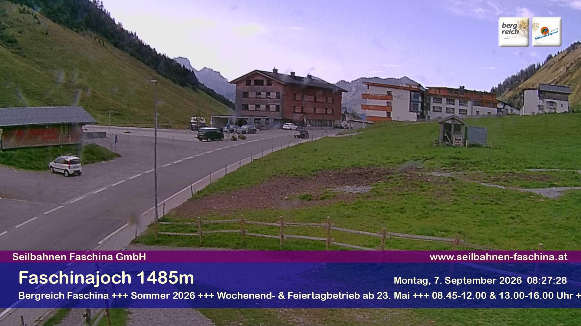 Archiv Foto Webcam Faschinapass, Stafelalpbahn