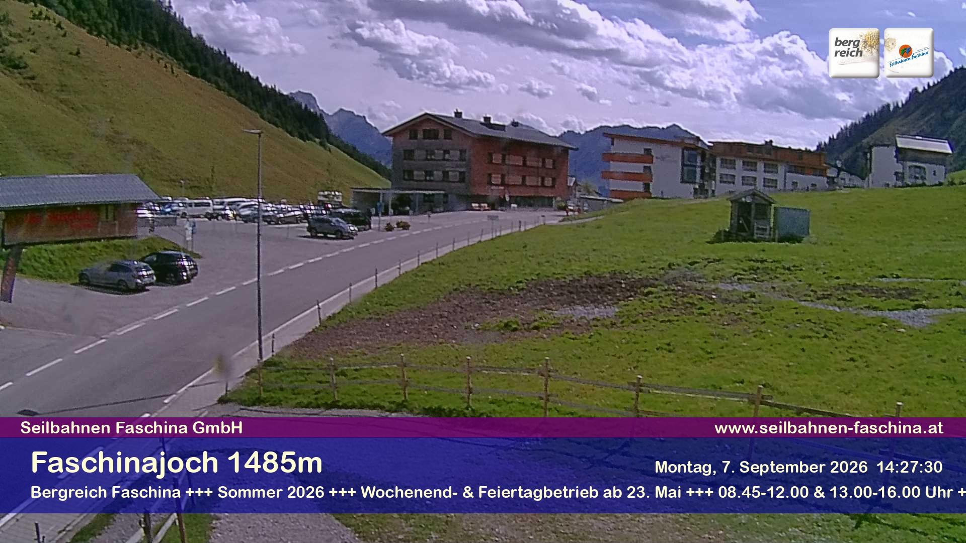 Archiv Foto Webcam Faschinapass, Stafelalpbahn