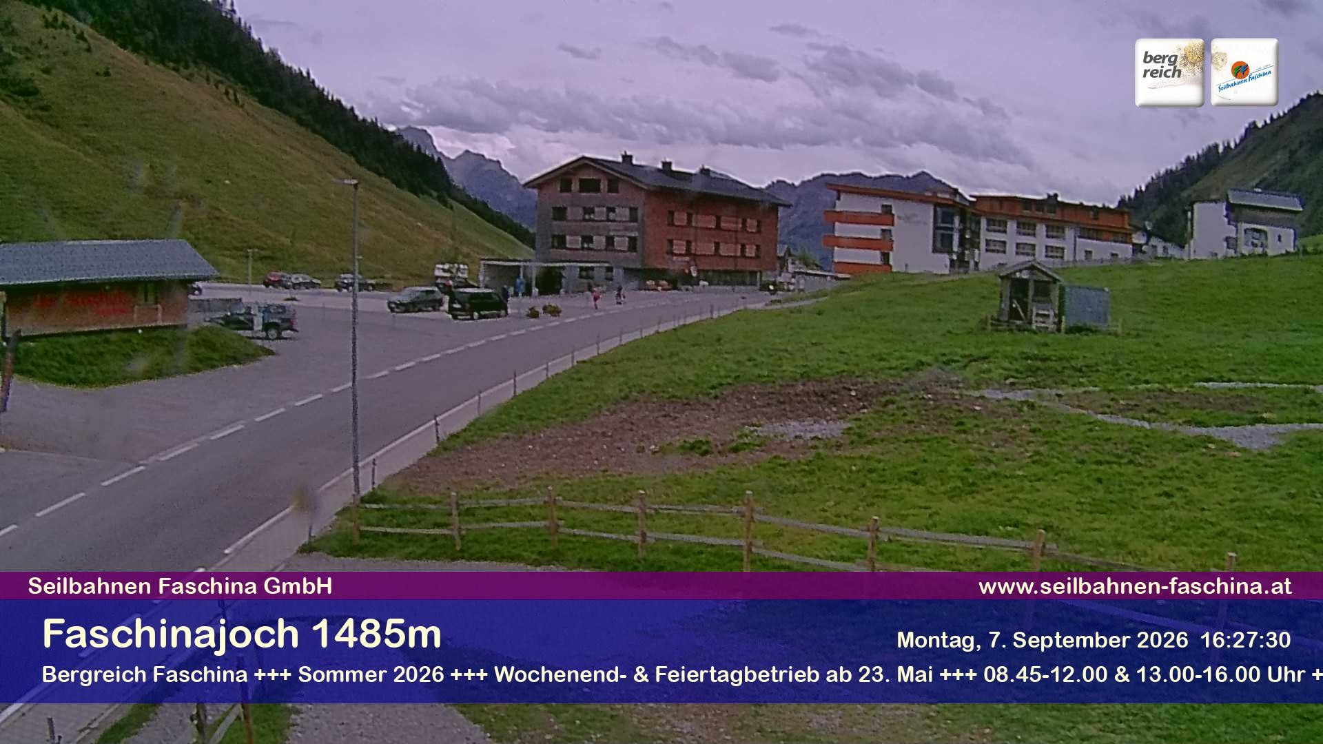 Archiv Foto Webcam Faschinapass, Stafelalpbahn