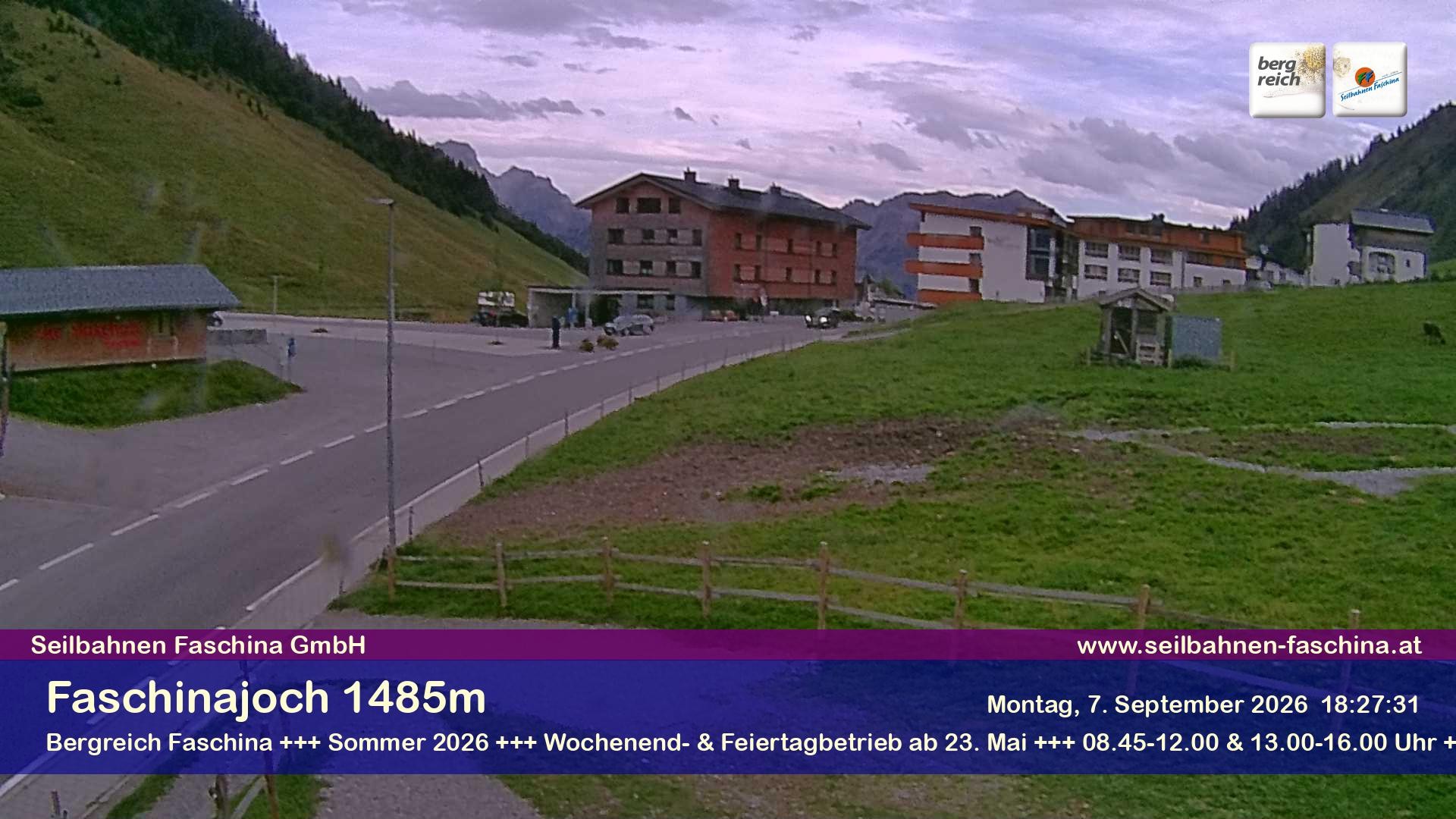 Archiv Foto Webcam Faschinapass, Stafelalpbahn
