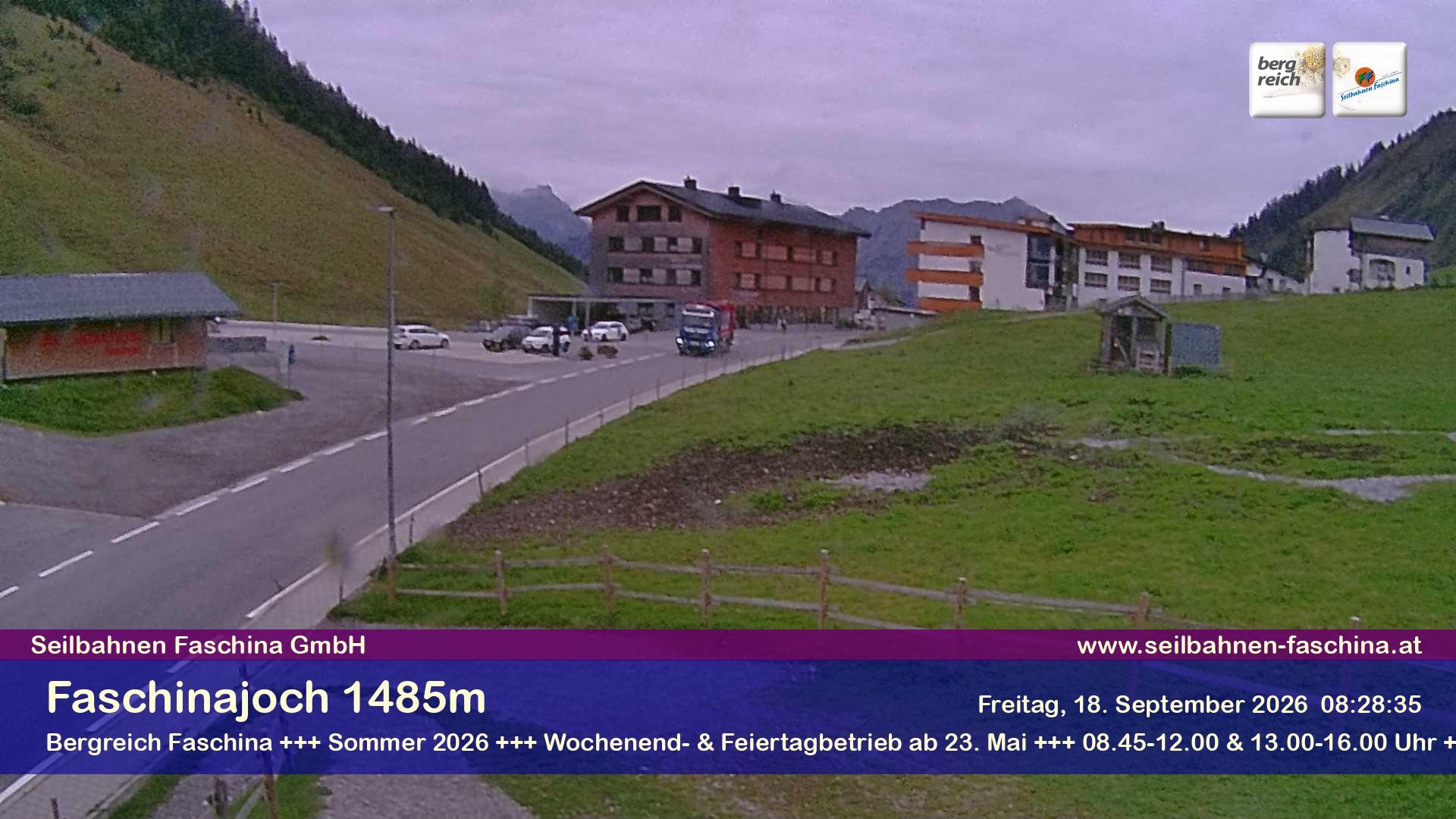 Archiv Foto Webcam Faschinapass, Stafelalpbahn