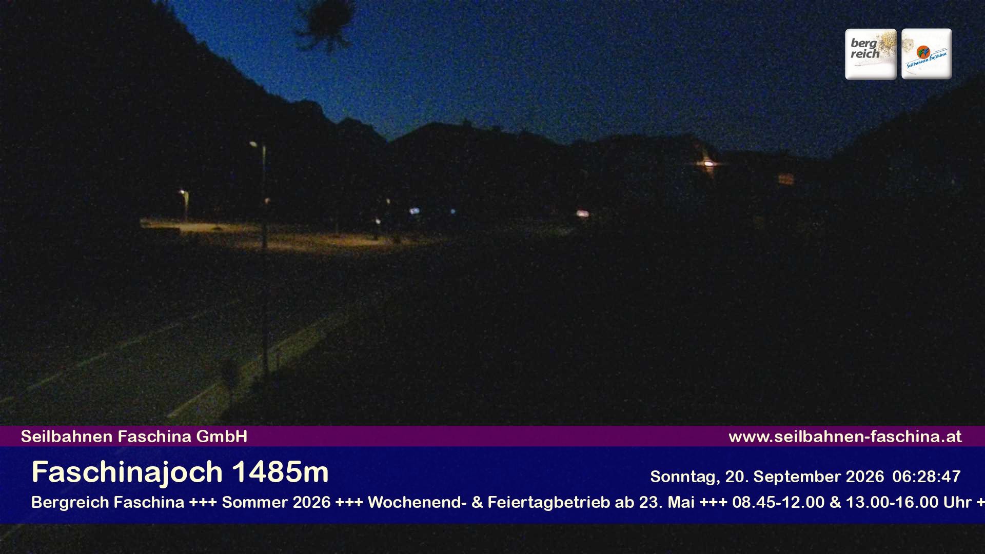 Archiv Foto Webcam Faschinapass, Stafelalpbahn