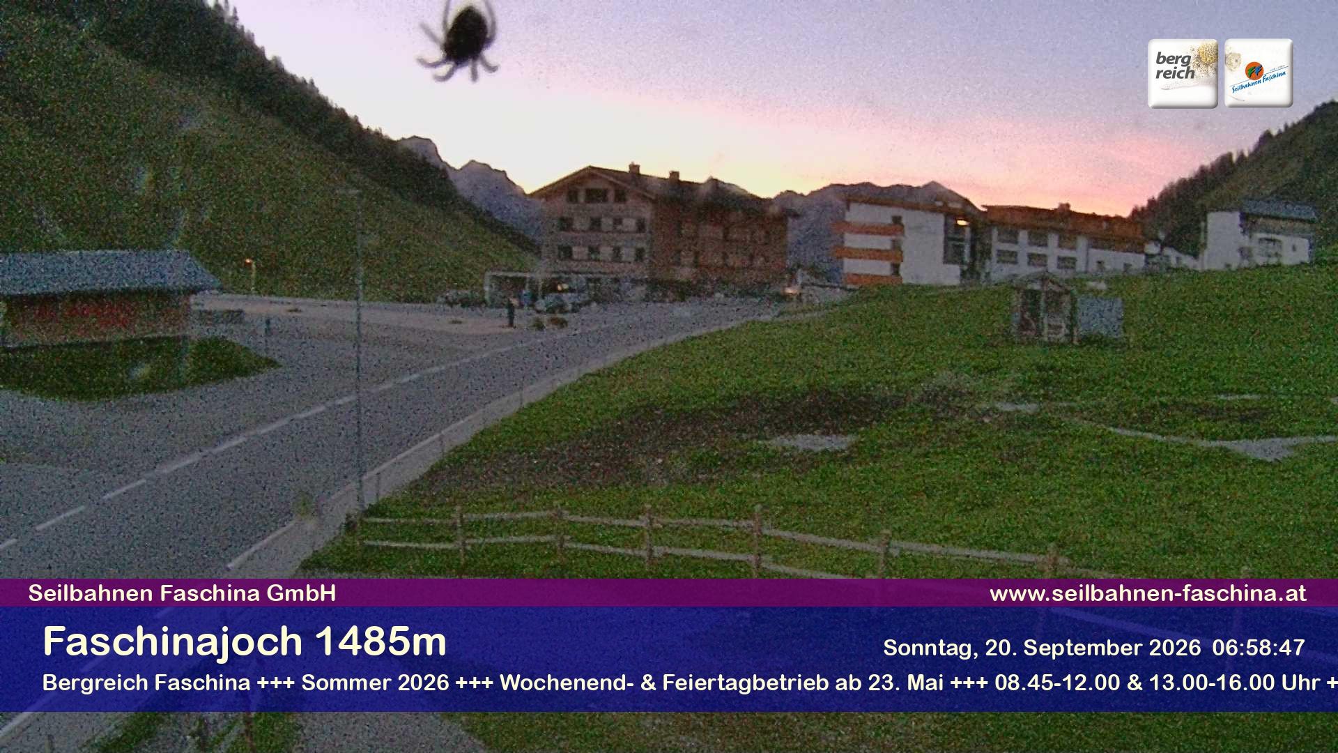 Archiv Foto Webcam Faschinapass, Stafelalpbahn