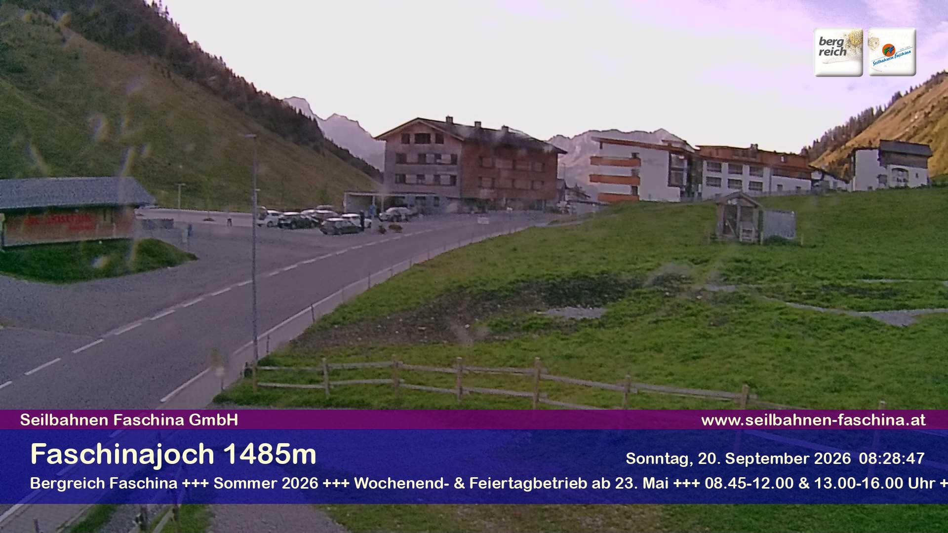 Archiv Foto Webcam Faschinapass, Stafelalpbahn