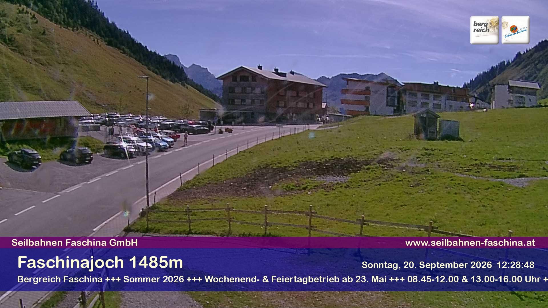 Archiv Foto Webcam Faschinapass, Stafelalpbahn